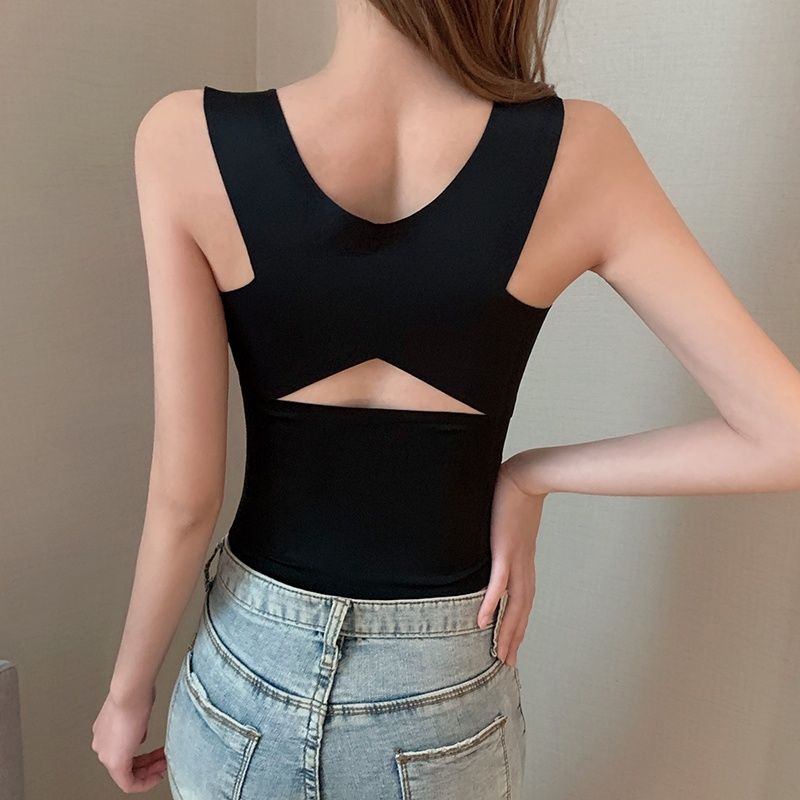 带胸垫乳胶内衣聚拢文胸