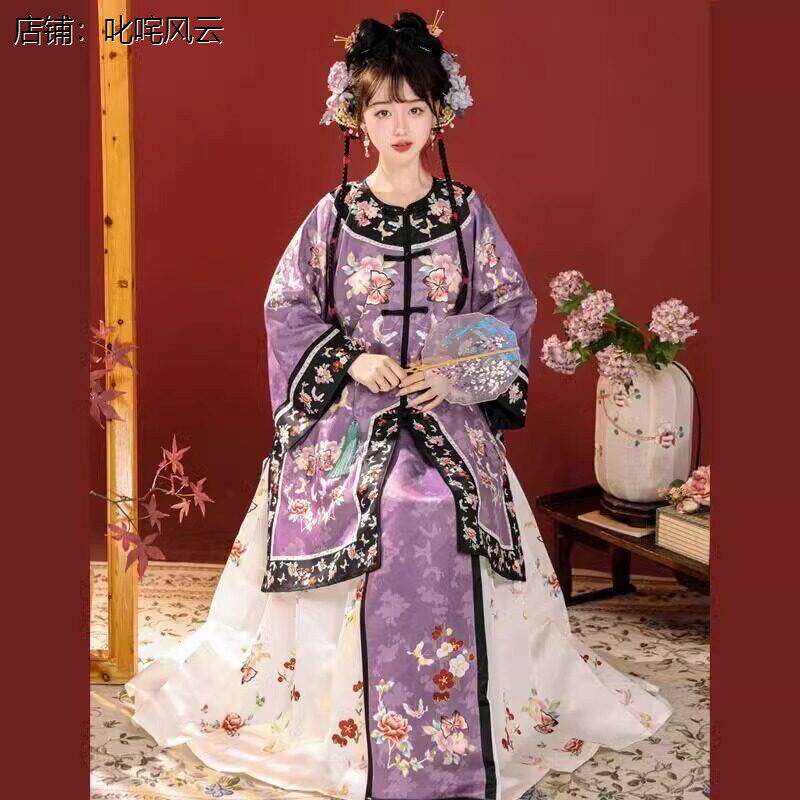 戏文说演出服女汉服马面