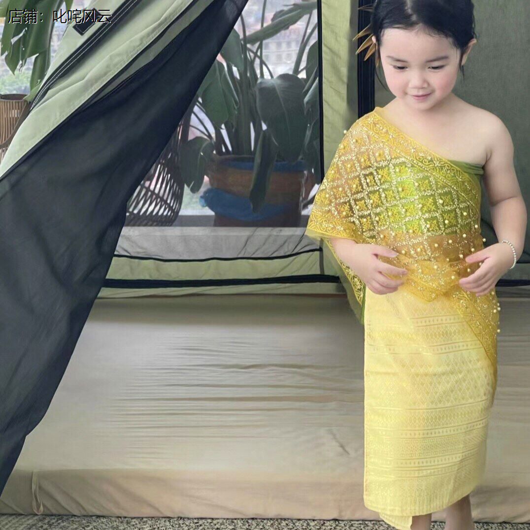 服装女童夏季新款傣族民