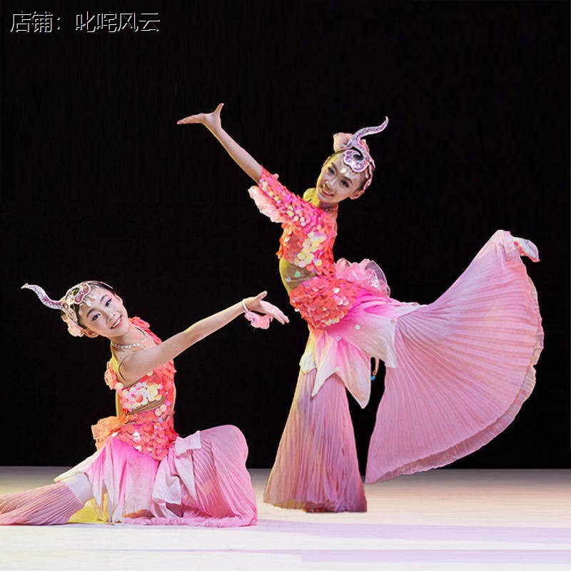 鱼儿欢歌表演服美人新款