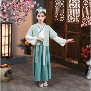 孔融让梨演出服幼儿园六一三字经弟子规舞台话剧朗诵书童表演服装