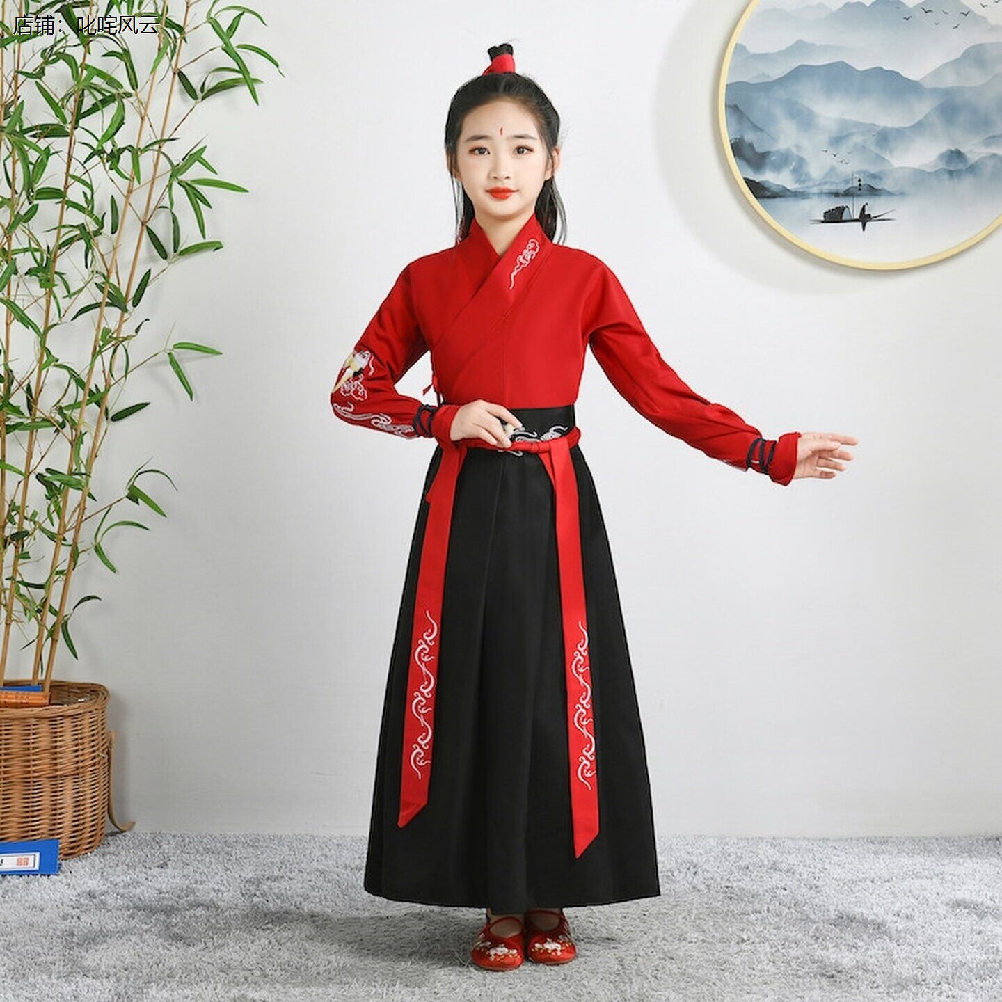 孔融让梨演出服儿童唐诗
