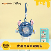 迪士尼potdemiel蜂蜜罐史迪奇毛绒吧唧痛包零钱耳机挂件二次元 diy