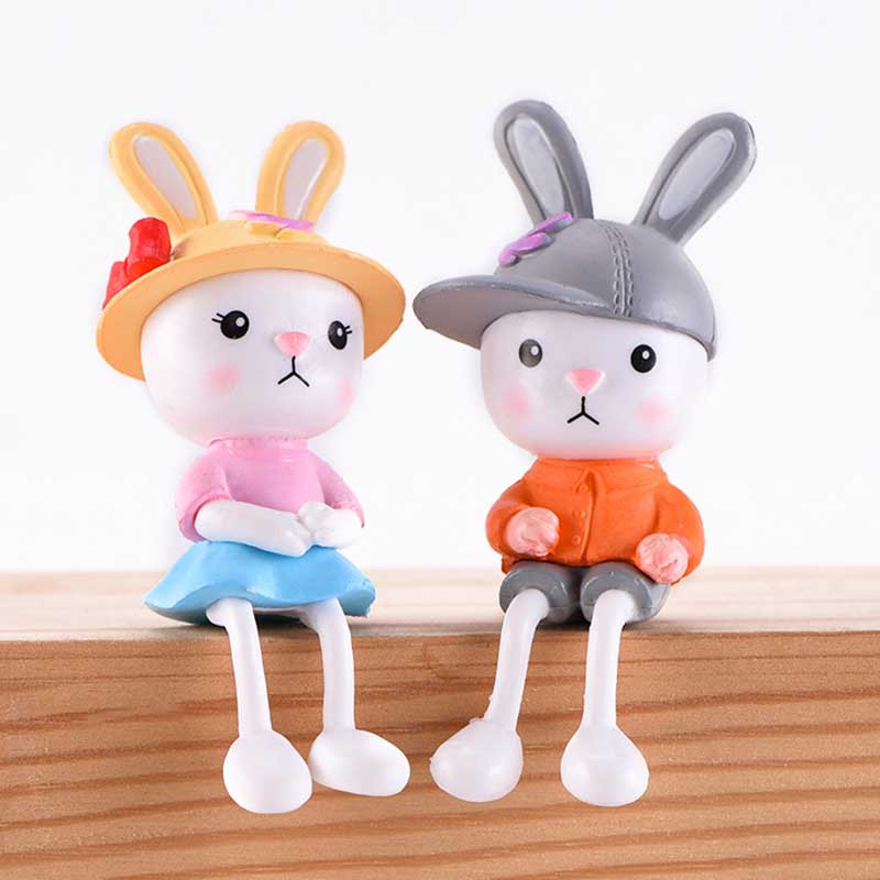 长腿微景观摄影可爱风书桌小动物