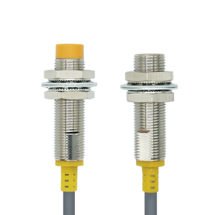 邦拓斯M12远距离电感应12V接近开关三线NPN常开24V金属行程传感器