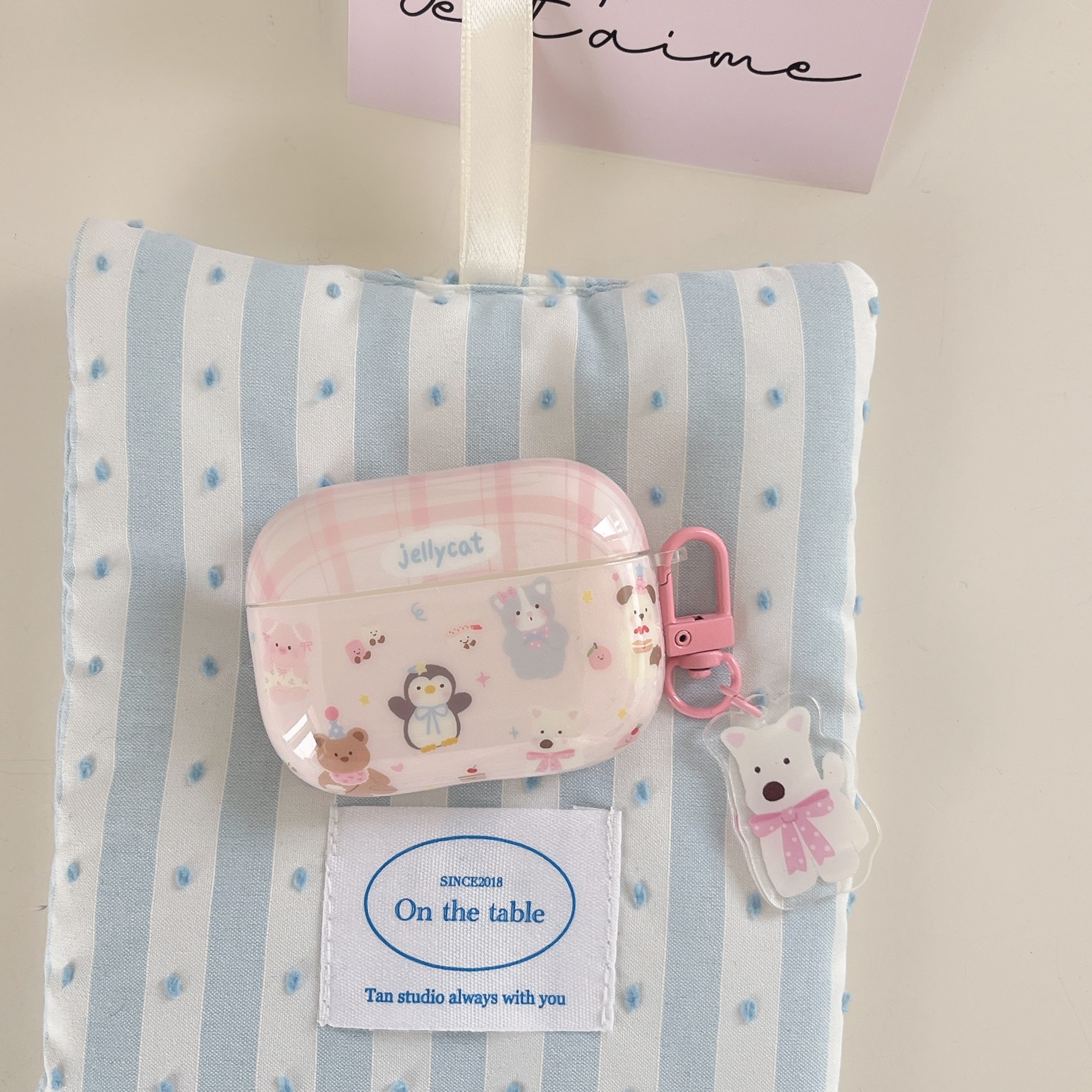 are you自制卡通可爱jellycat小动物挂件耳机壳适用苹果1/2代保护套Airpods pro2代无线蓝牙3代软airpods4代
