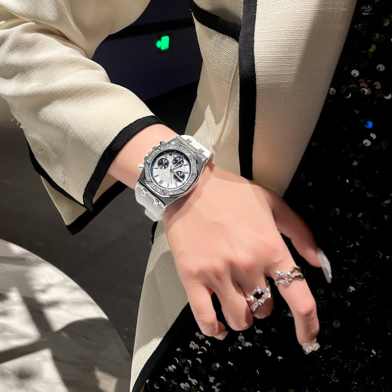 ap皇家橡树手表女夏季URAB高级感女款女表机械表小众设计轻奢表男