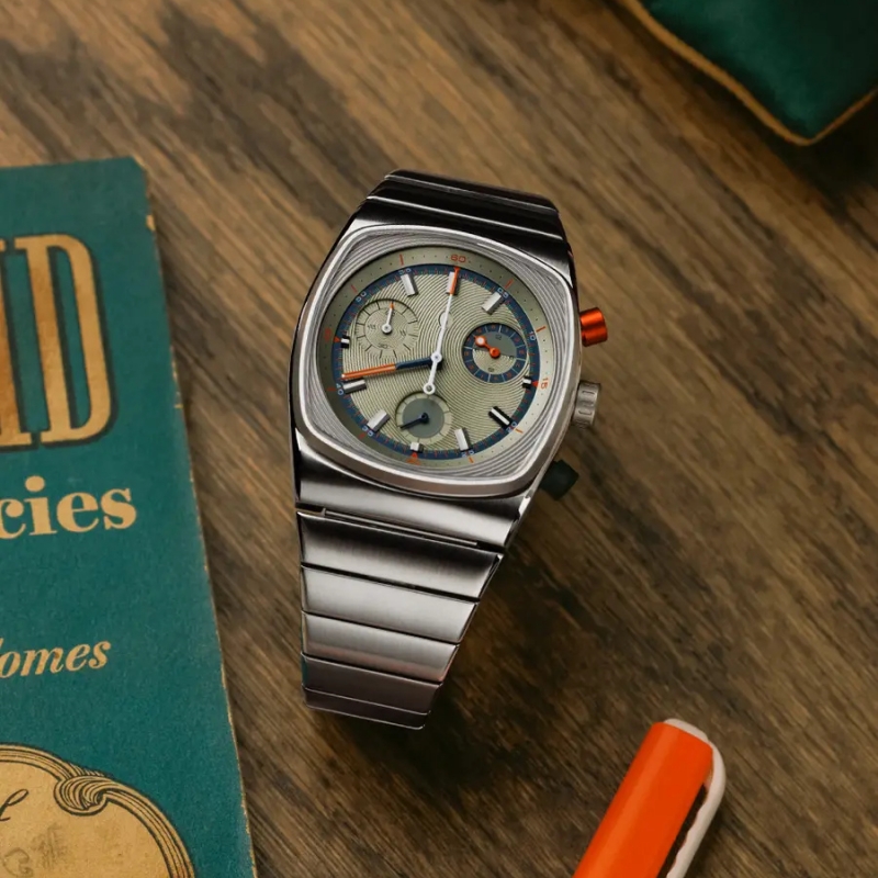 高级感运动男方形机械手表