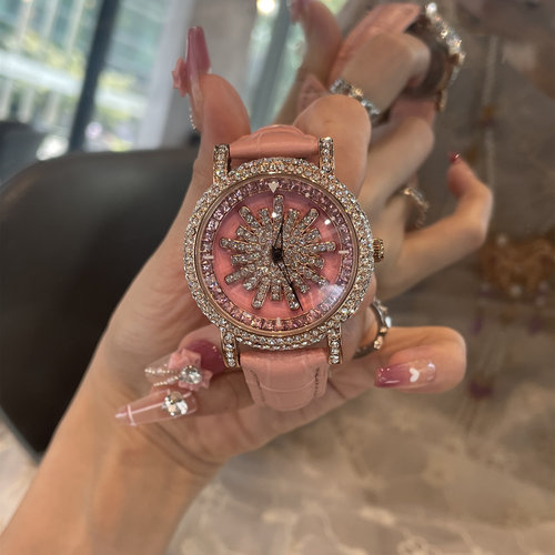 CILOA时来运转粉色烟花表