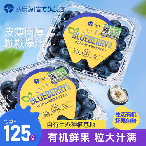 蓝莓鲜果125g新鲜当季水果