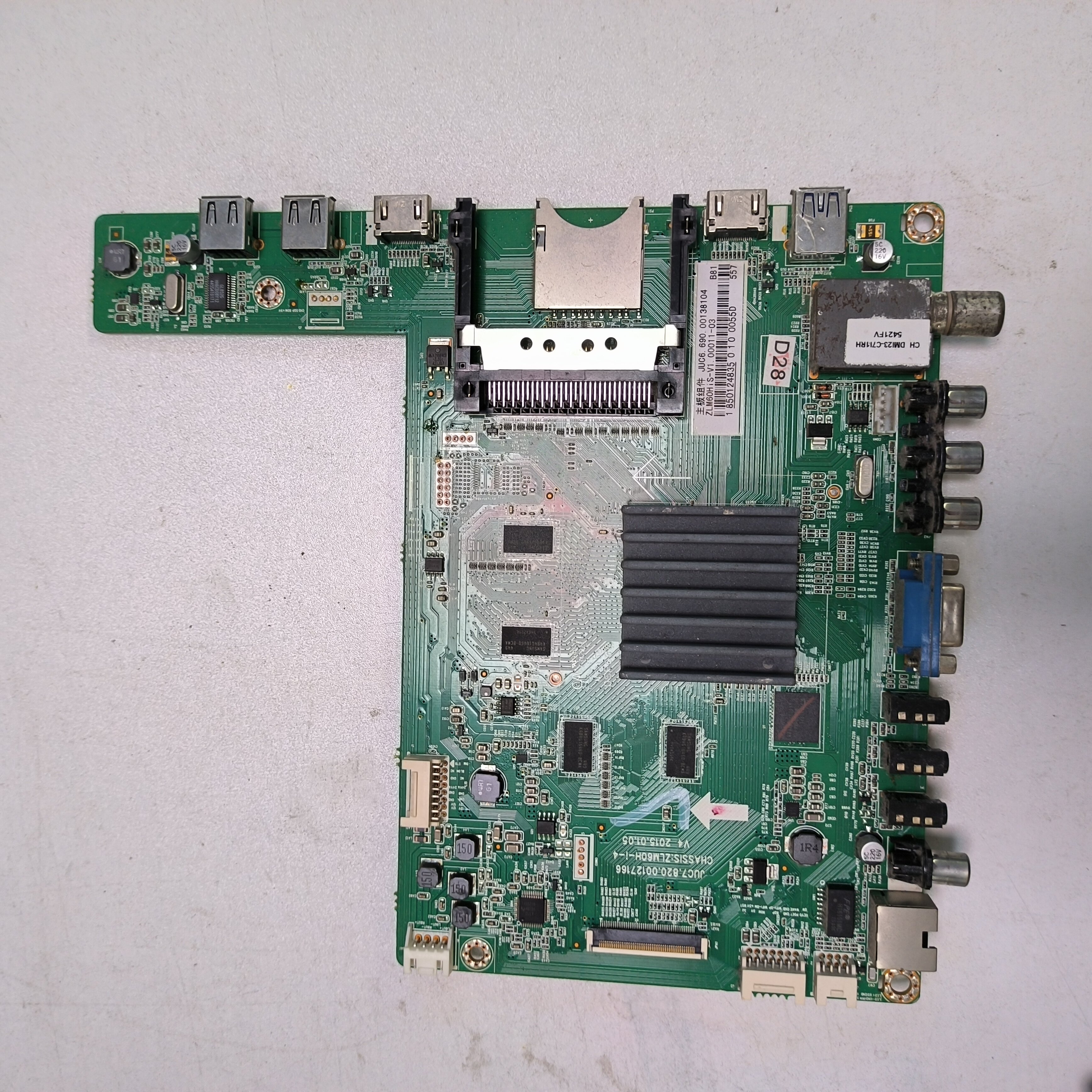 长虹50U3主板JUC7.820.00127166屏C500U14-E4-C