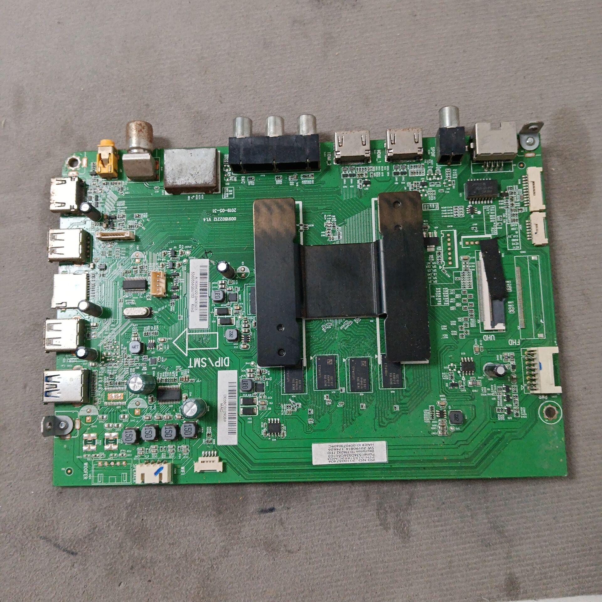 海尔LU55C61主0091802212A屏ST5461007-7