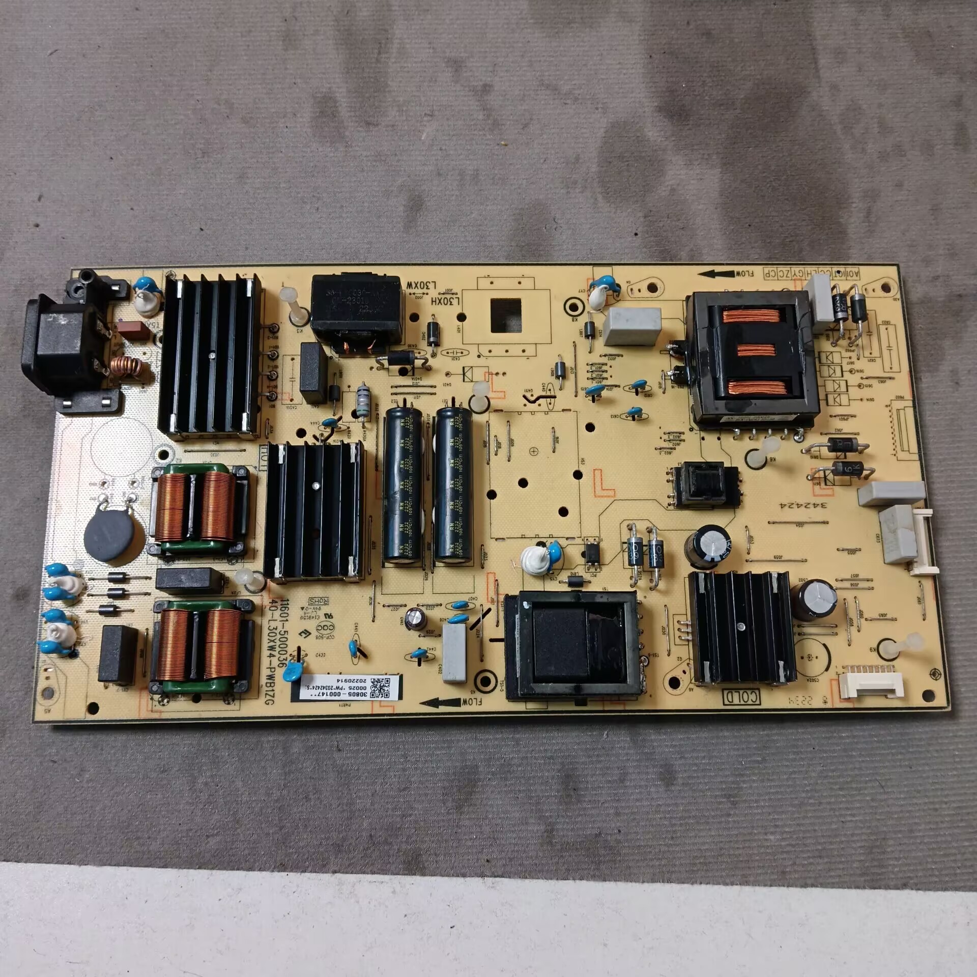 原装TCL75S12 电源板11601-500036 40-L30XW4-PWB1ZG