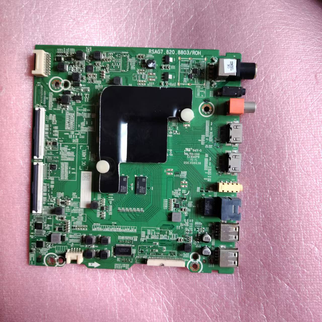 原装海信HZ65A52 65V1A主板RSAG7.820.8803屏HD650V1U71-T0K1测好