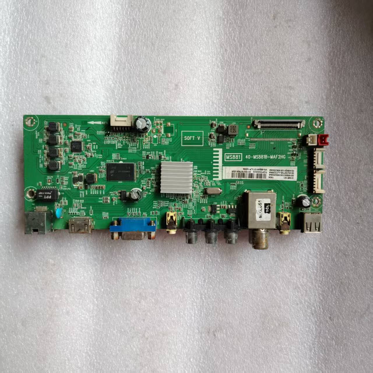 测试好原装TCL D39E161主板40-MS881B-MAC2HG配屏LVW390NDAL