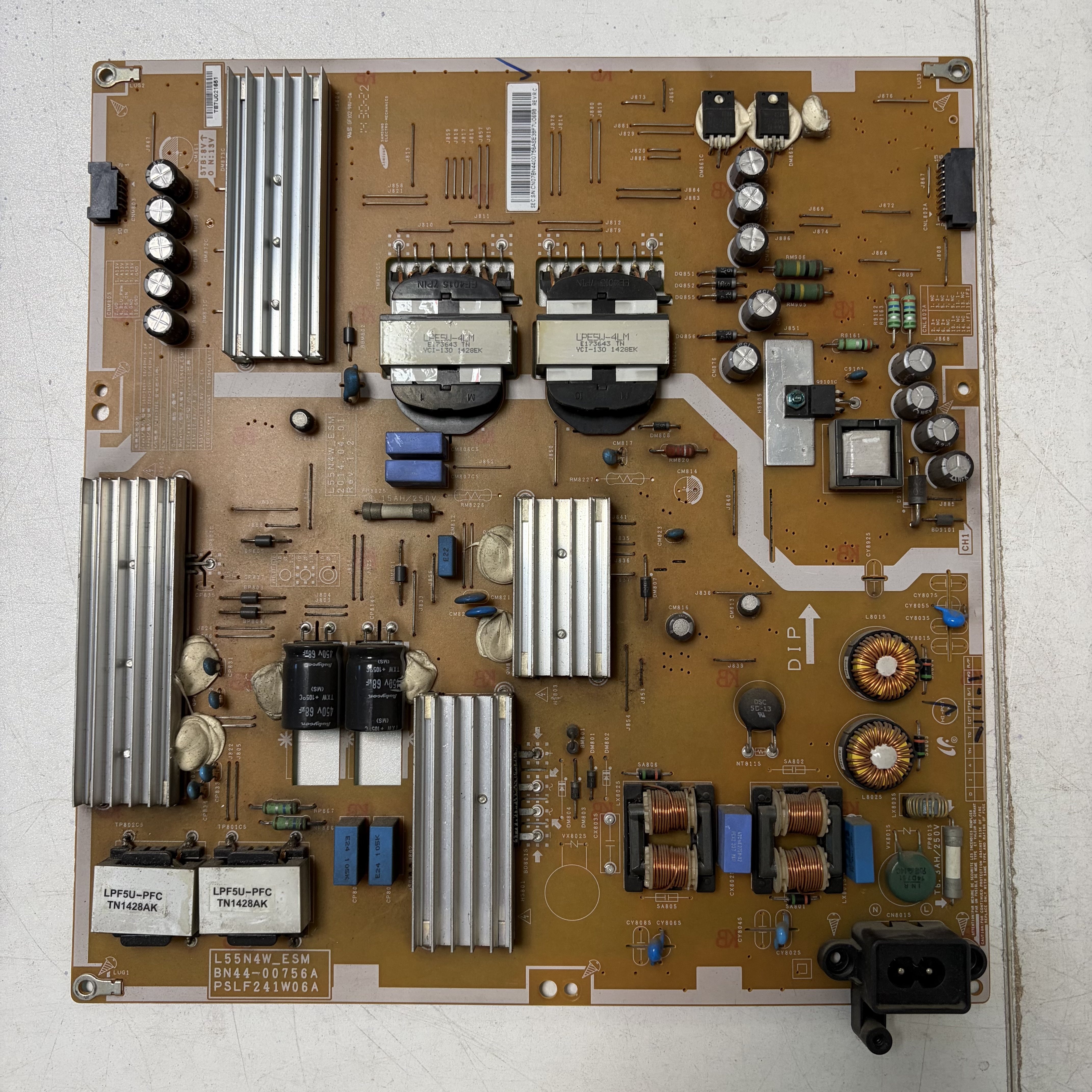 原装三星UA55HU5903J液晶电视配件电源板L55N4W_ESM BN44一00756A