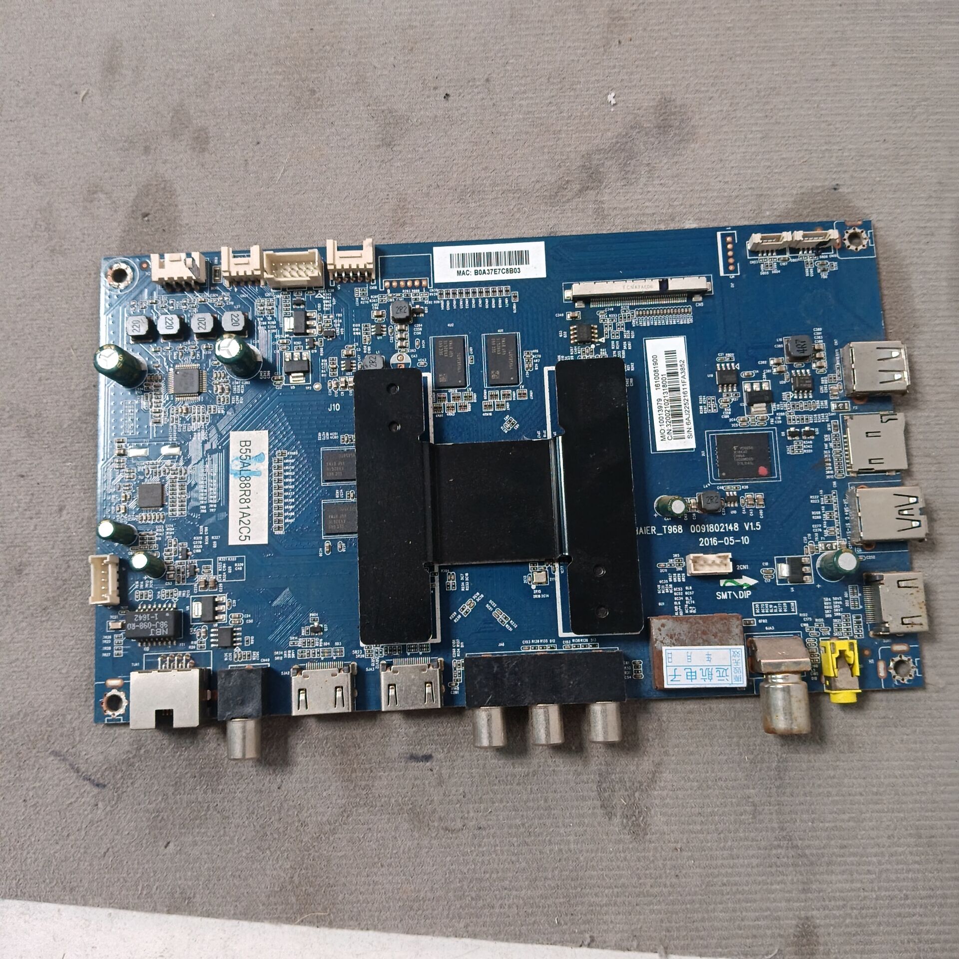 海尔LS55AL88R81A2 主板0091802148 V1.5 屏BOEI550WQ1