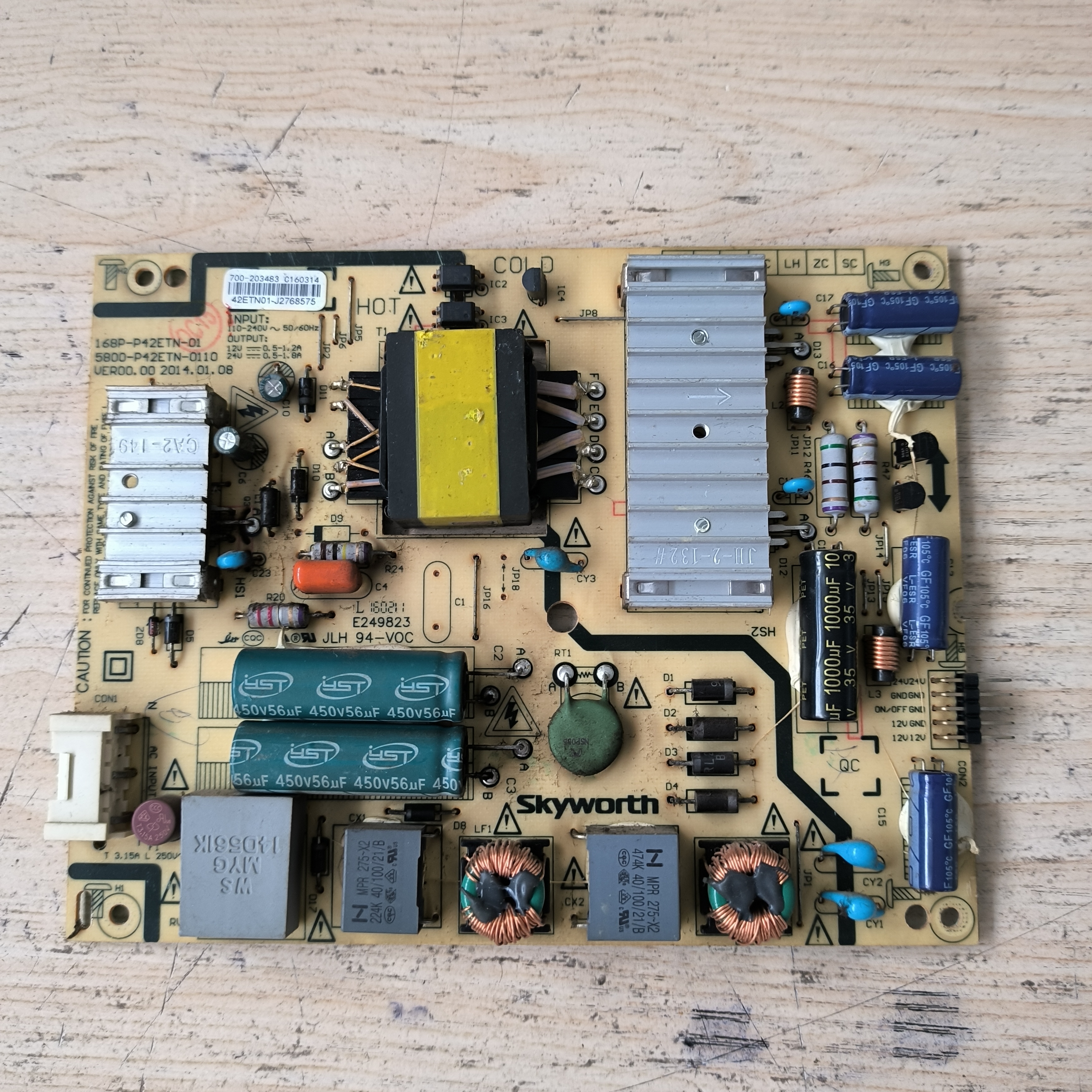 创维40E360E 40E361W 40E5ERS 40E690U电源板 5800-P42ETN-0110