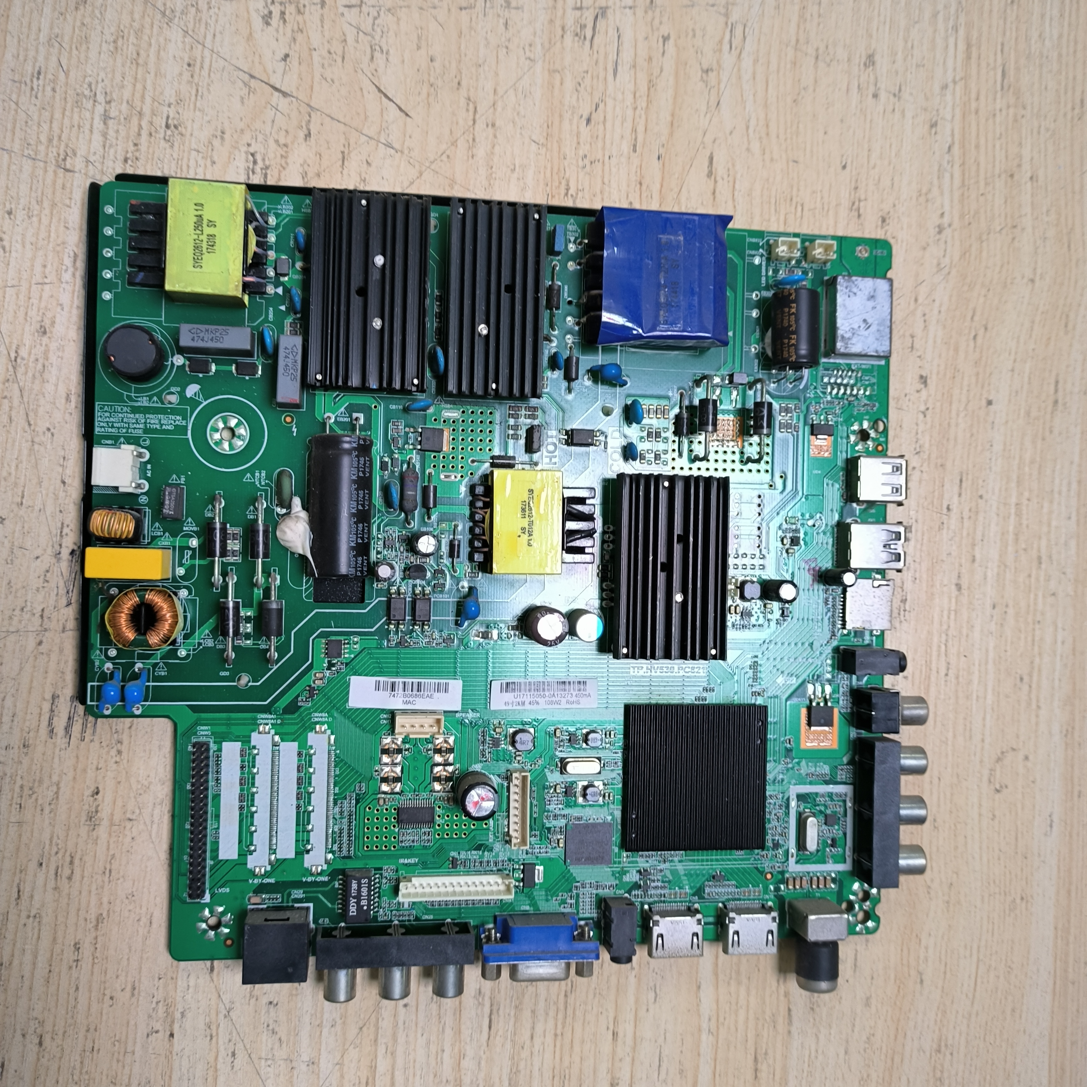 原装TP.HV530.PC821 2K网络主板 768M+8G