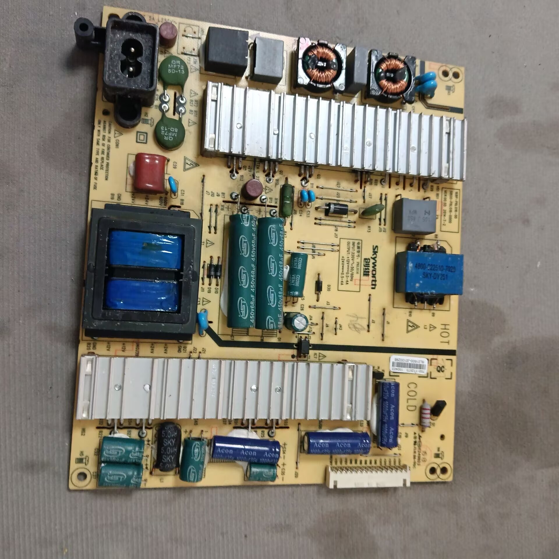 创维55E690U电源板5800-P6L016-0000 168P-P6L016-00