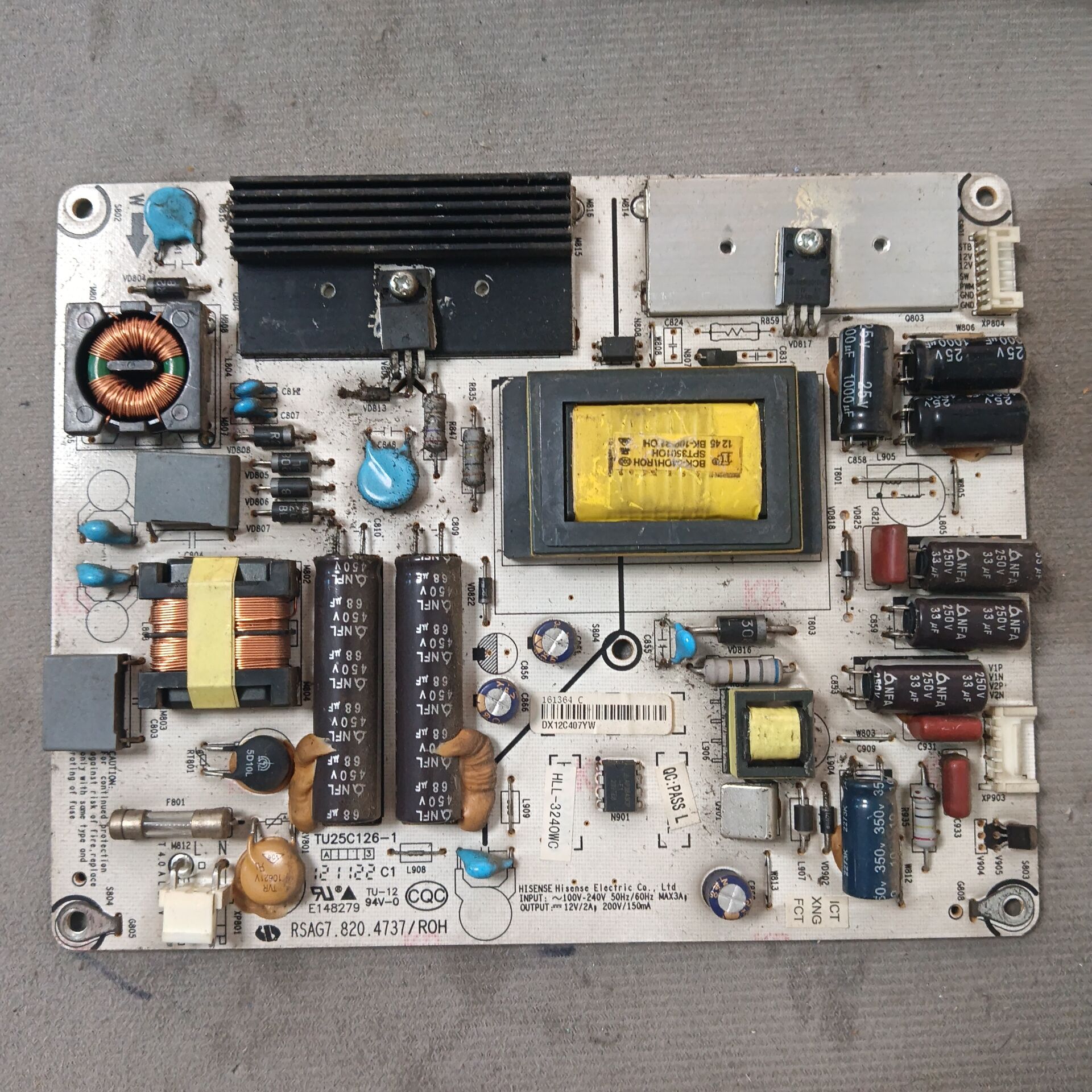 海信LED40K160JD LED40K170JD电源板RSAG7.820.4737