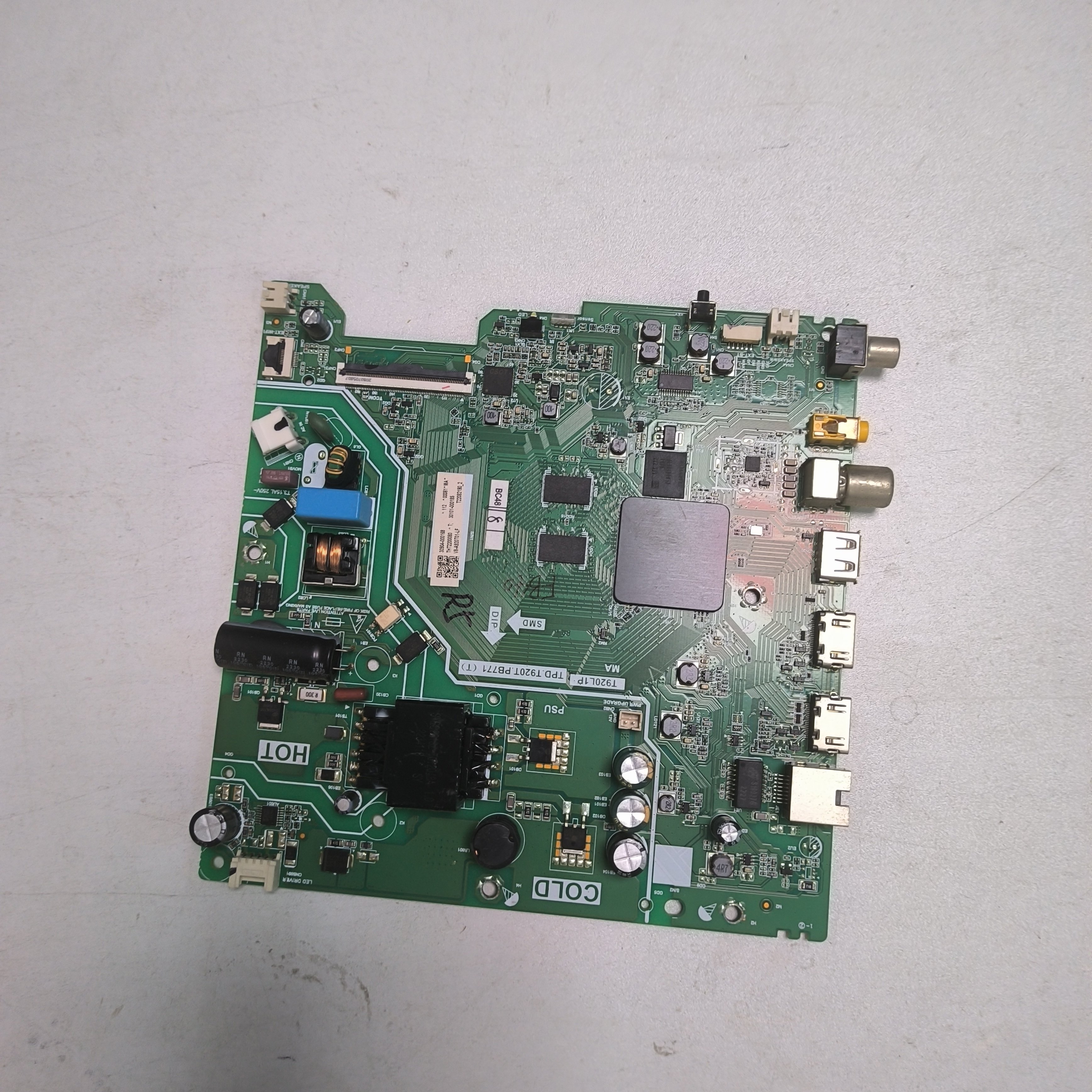 TCL 32V6E 32F165C主板TPD.T920T.PB771屏ST3151B07-1