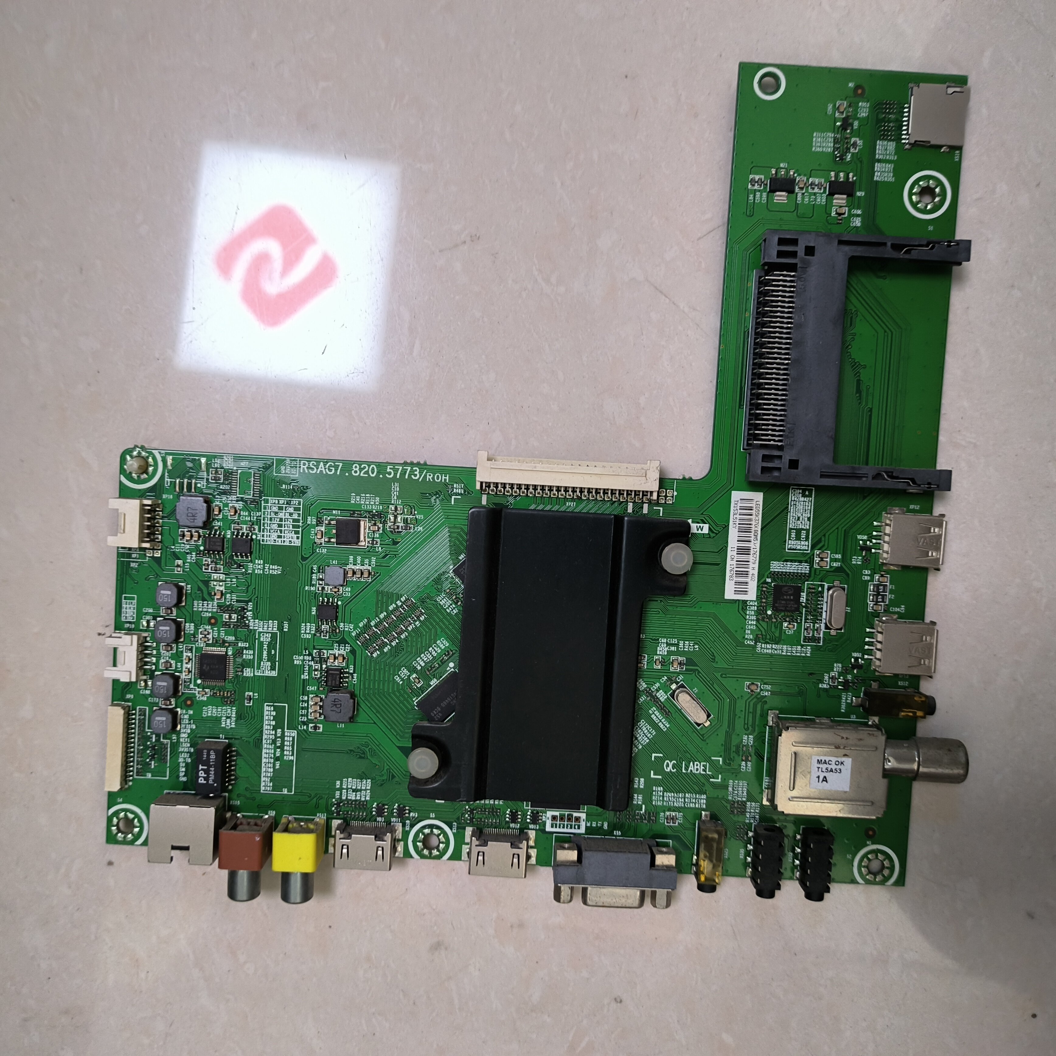原装 海信LED55K370 电视主板RSAG7.820.5773 屏HE550HF-B81