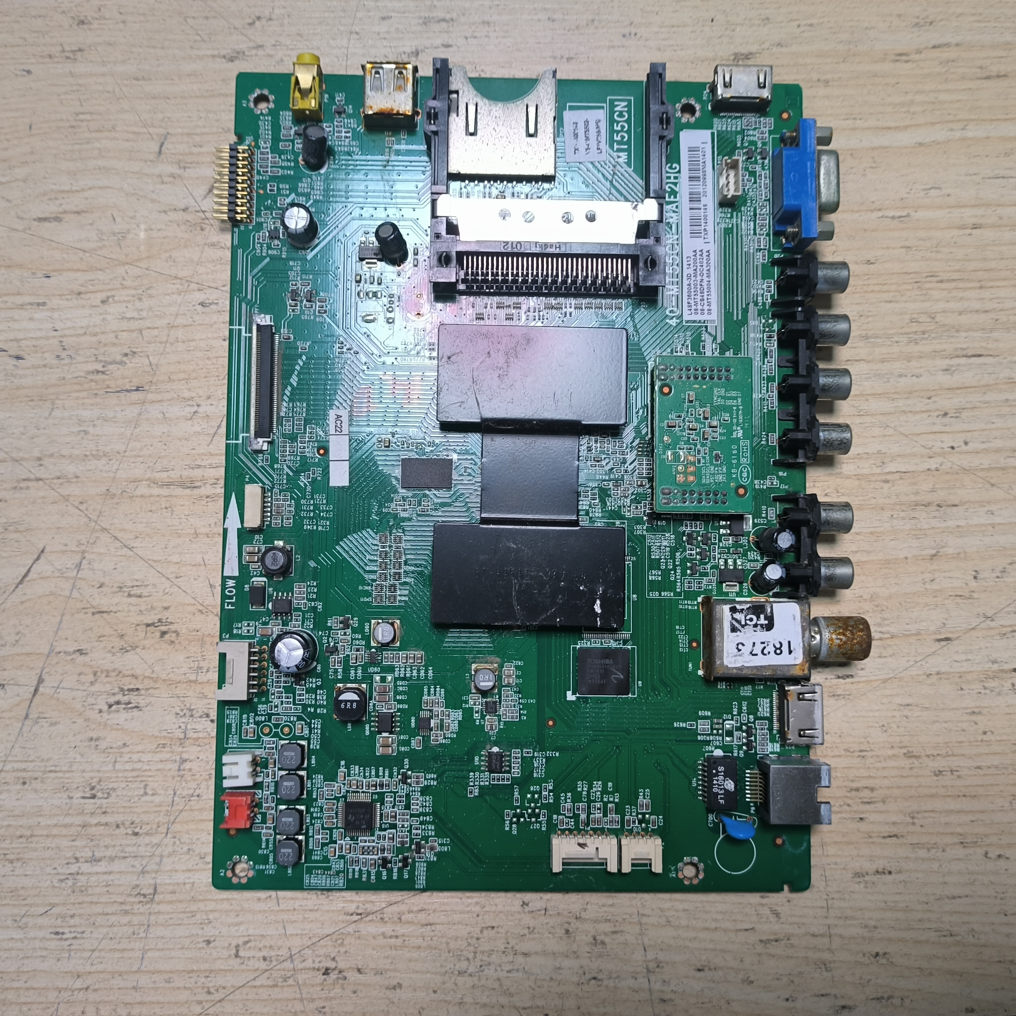 TCL L48F3600A-3D主板 40-MT55CN-MAE2HG 屏LVF480SE4L