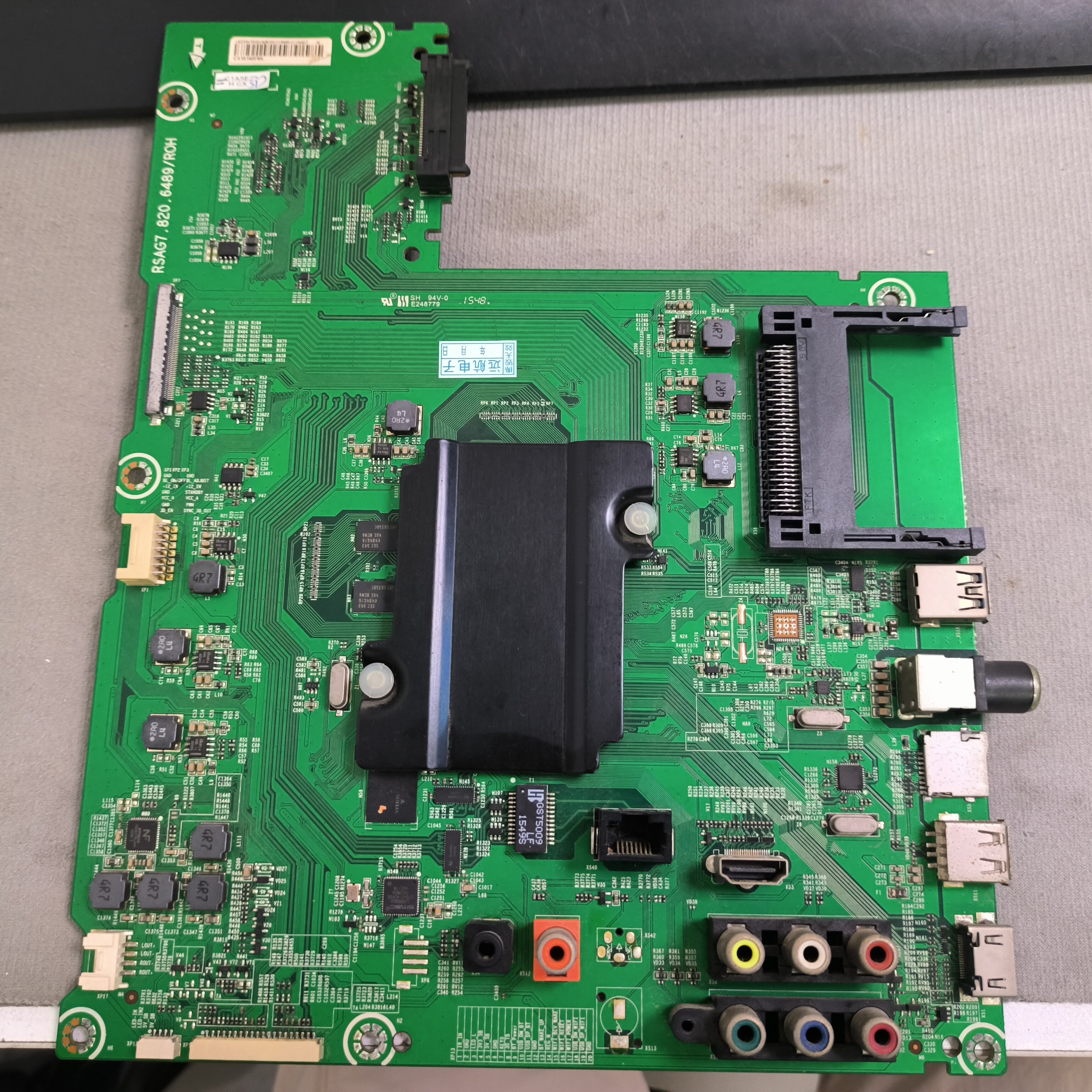原装海信LED55K5500US主板RSAG7.820.6489/ROH屏HE5501U-B81