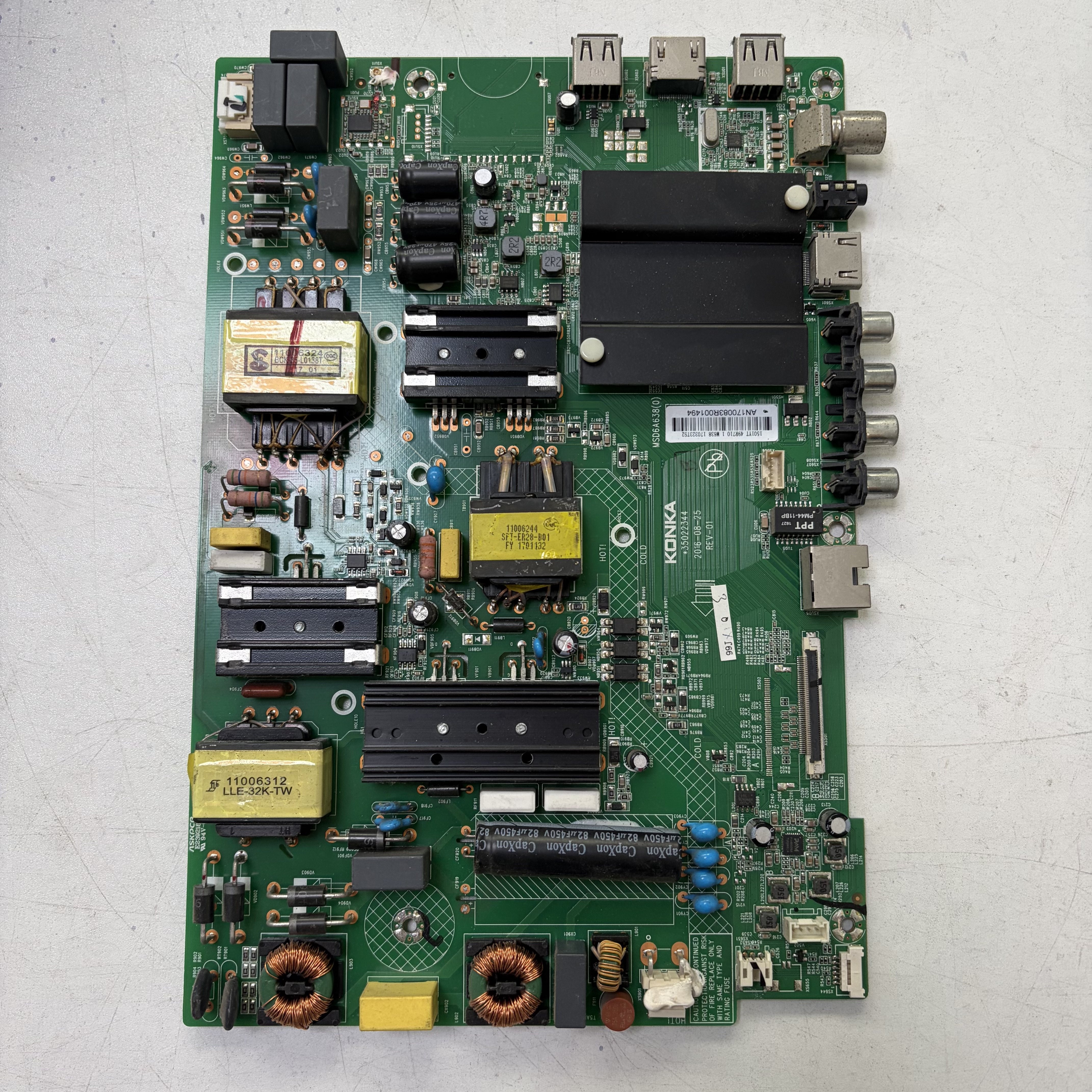 原装康佳LED49R710 主板35022344 屏1501YT 72001501YT
