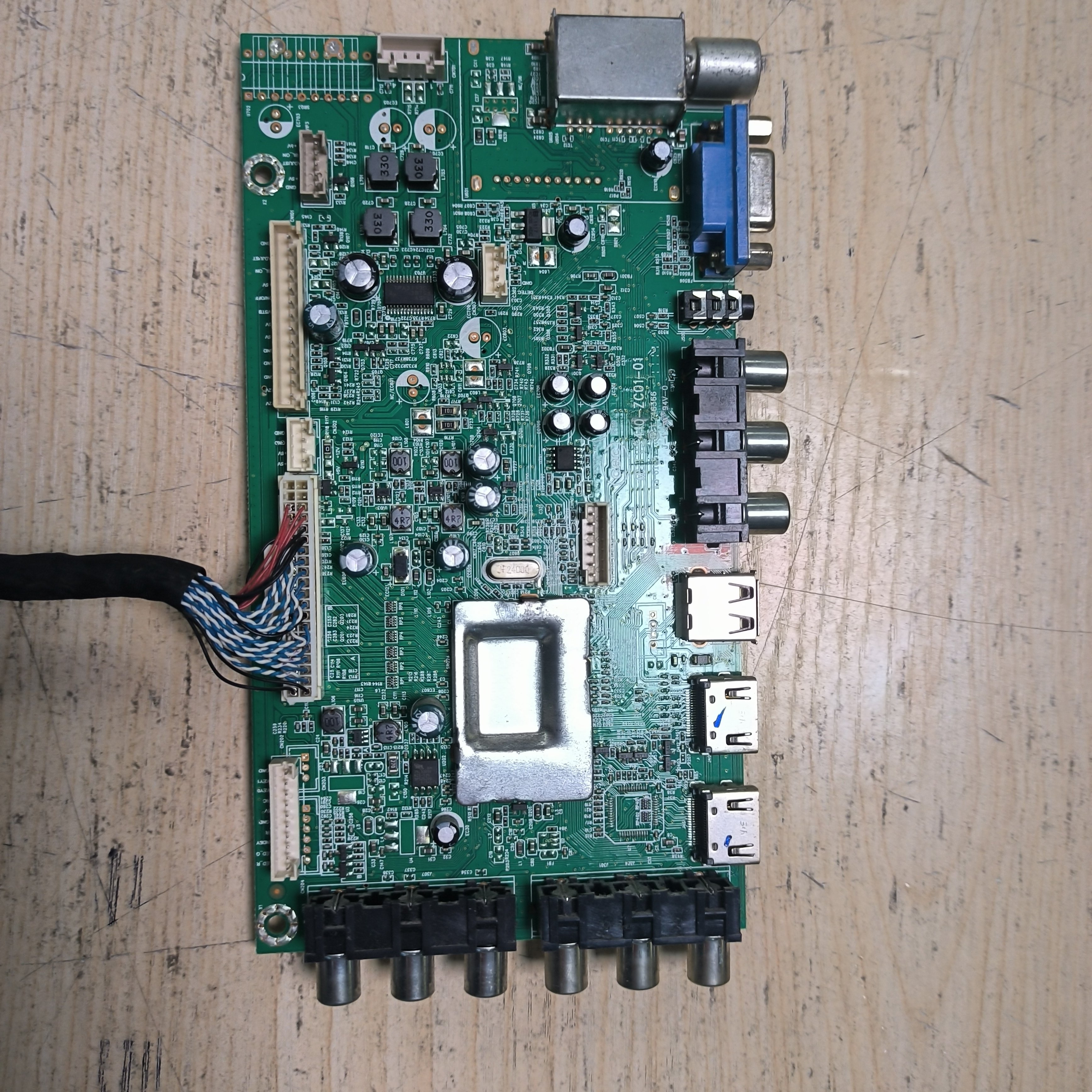 海尔LE40D8810主板MSTV2410-ZC01-01 屏LSC400HN01-G01