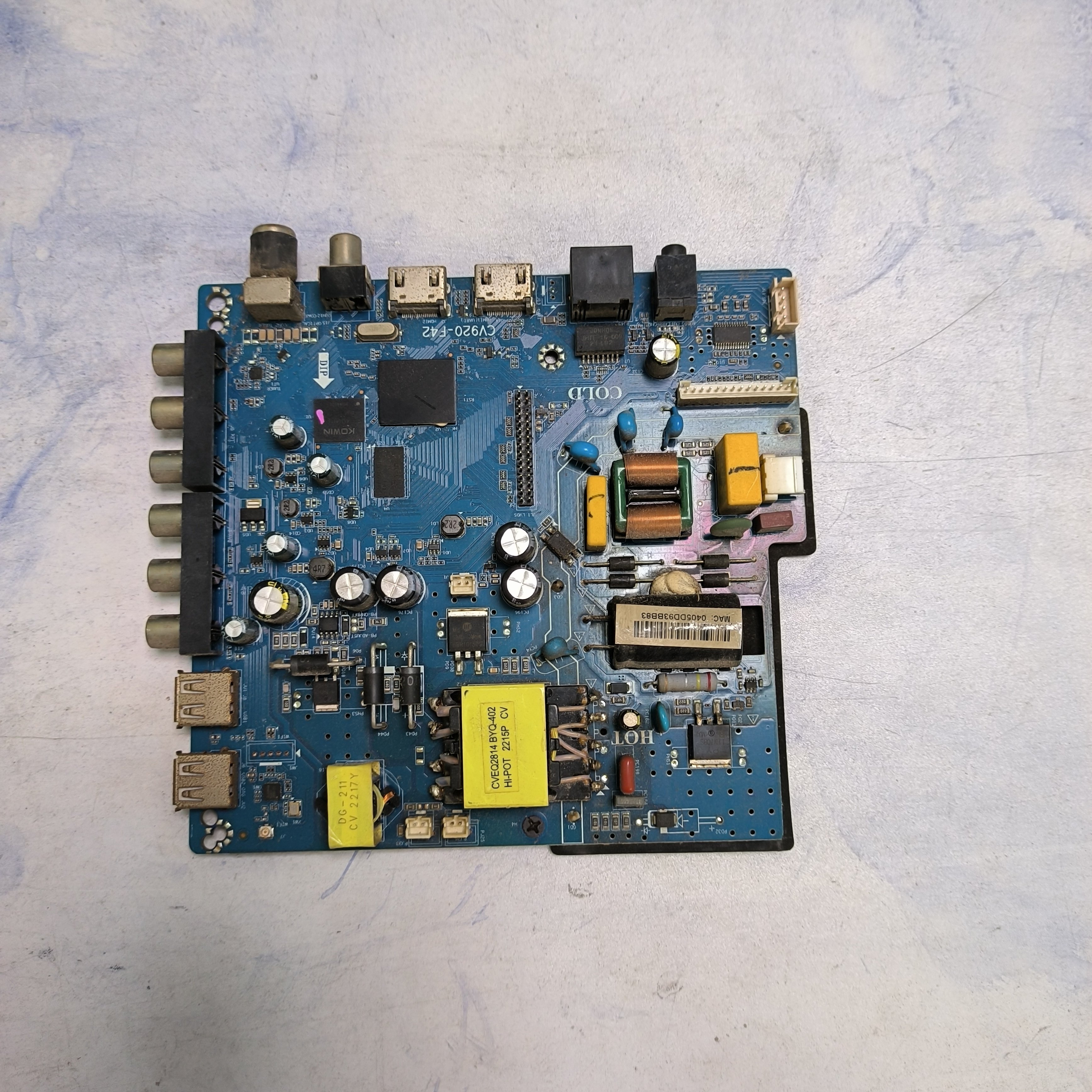原装CV920-F42 CV920-E42主板无线网络智能安卓液晶电视主板