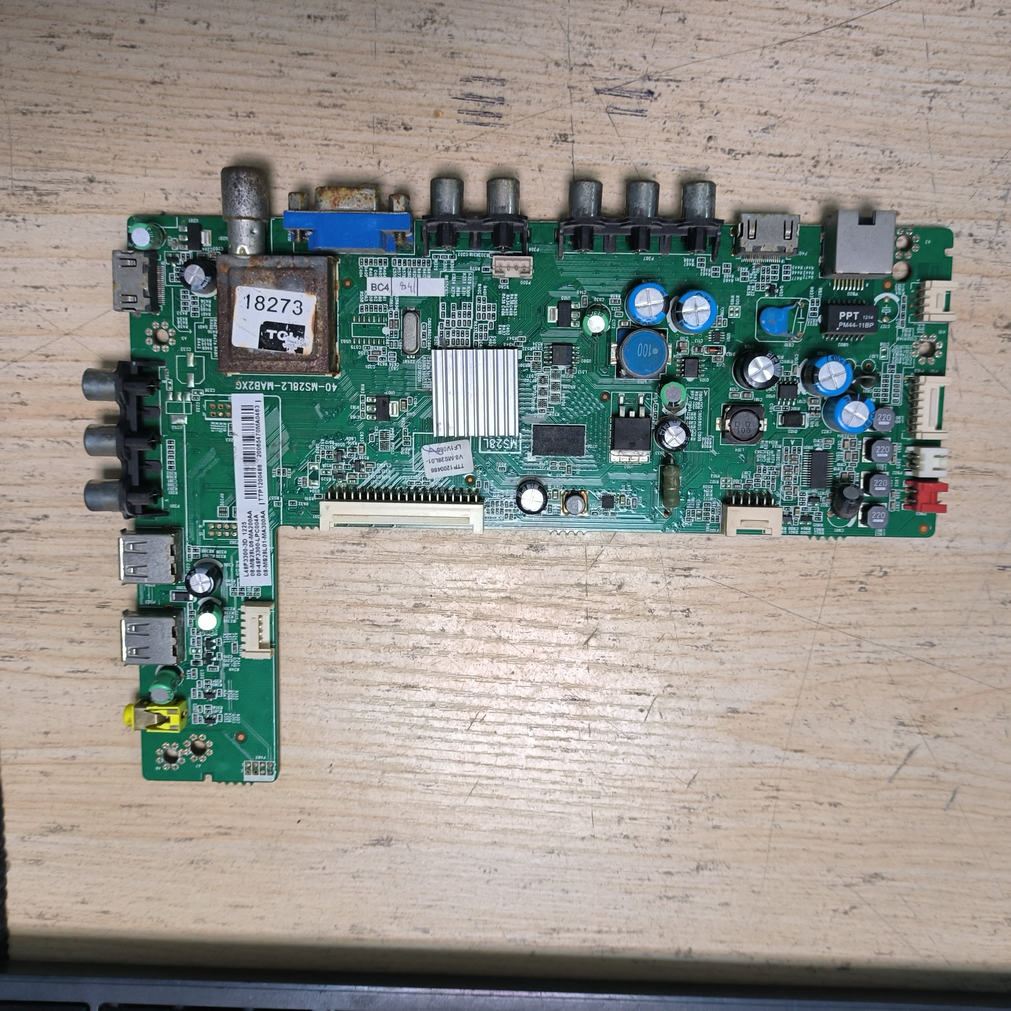 原装TCL L48F3300-3D主板40-MS28L2-MAB2XG屏LVF480SSTM