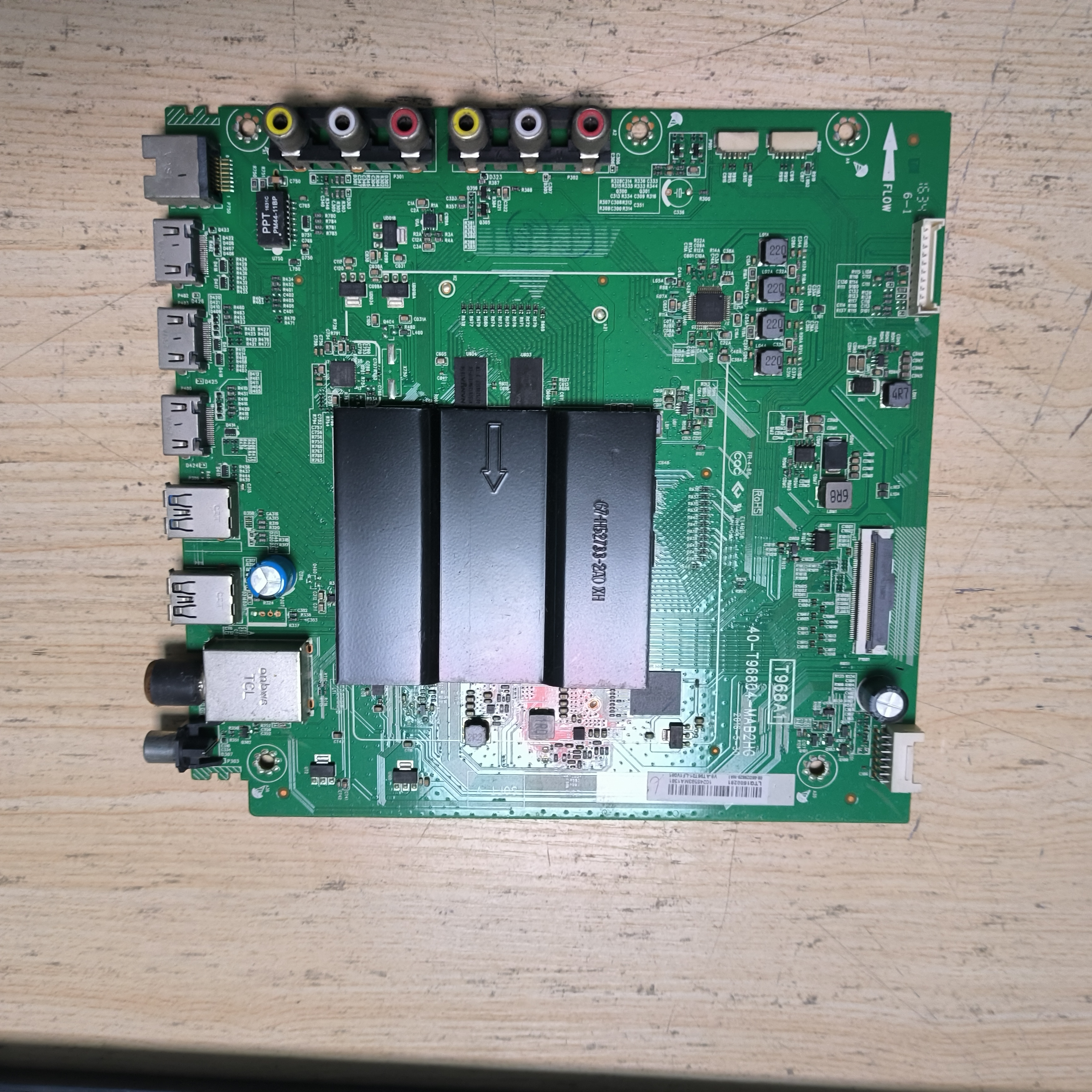 原装TCL L49P2-UD主板 40-T96804-MAB2HG T968A1 屏LVU490SSOT