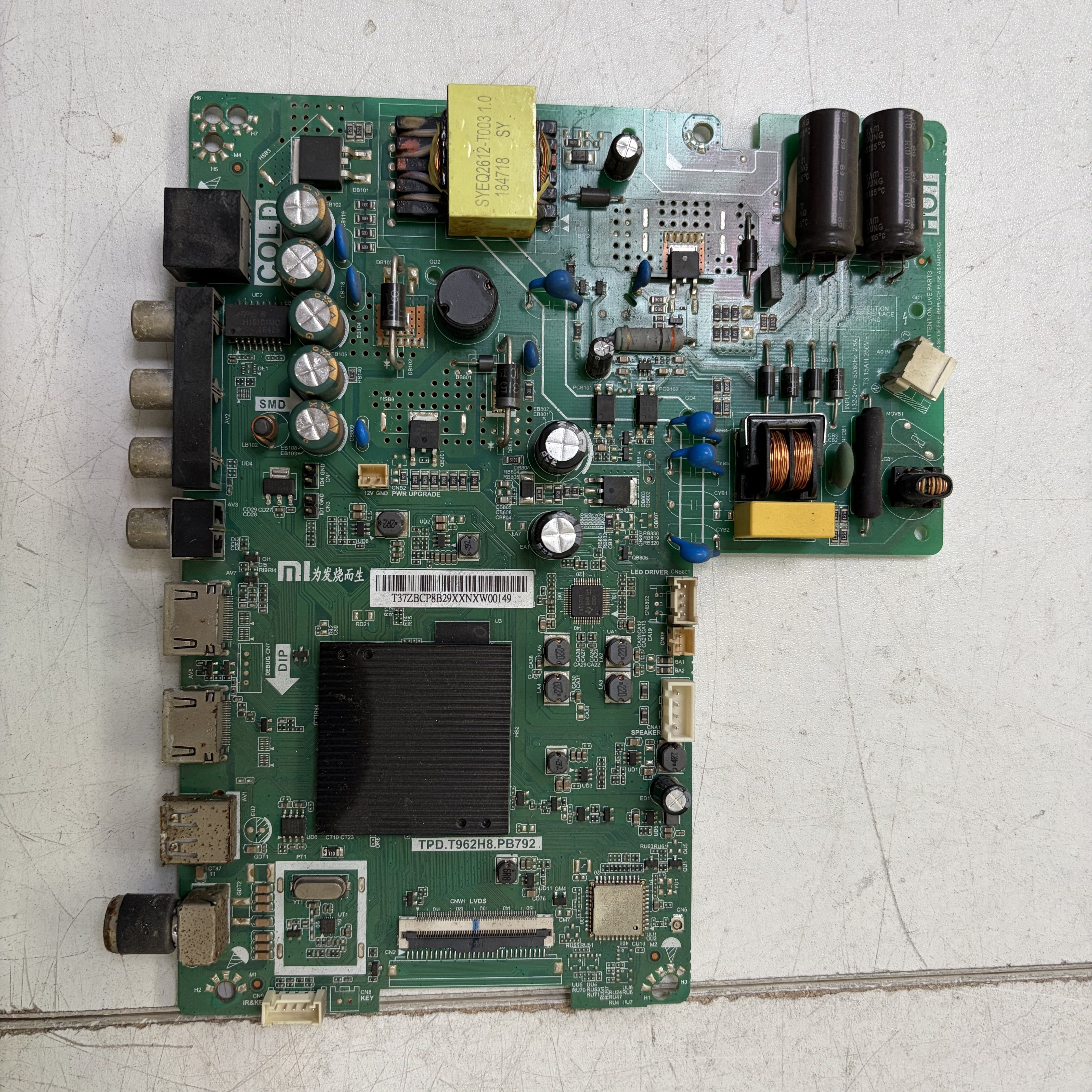 原装小米L40M5-4C主板TPD.T962H8.PB792屏MI40TV-INN0LUX现货