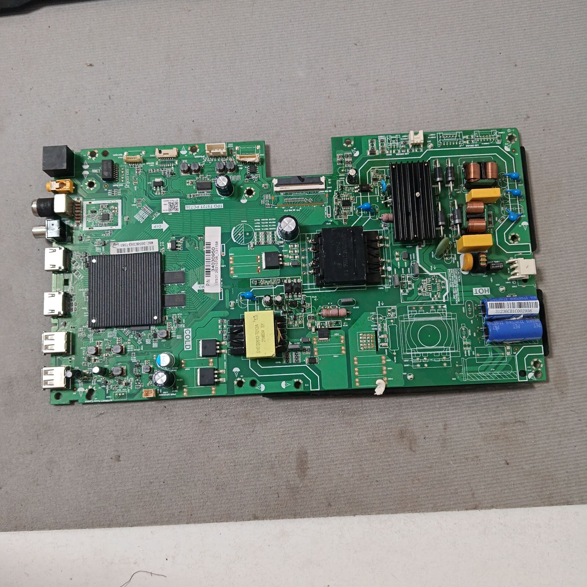 原装55U2 PRO主板TPD.T972T.PC736配屏72001233YT