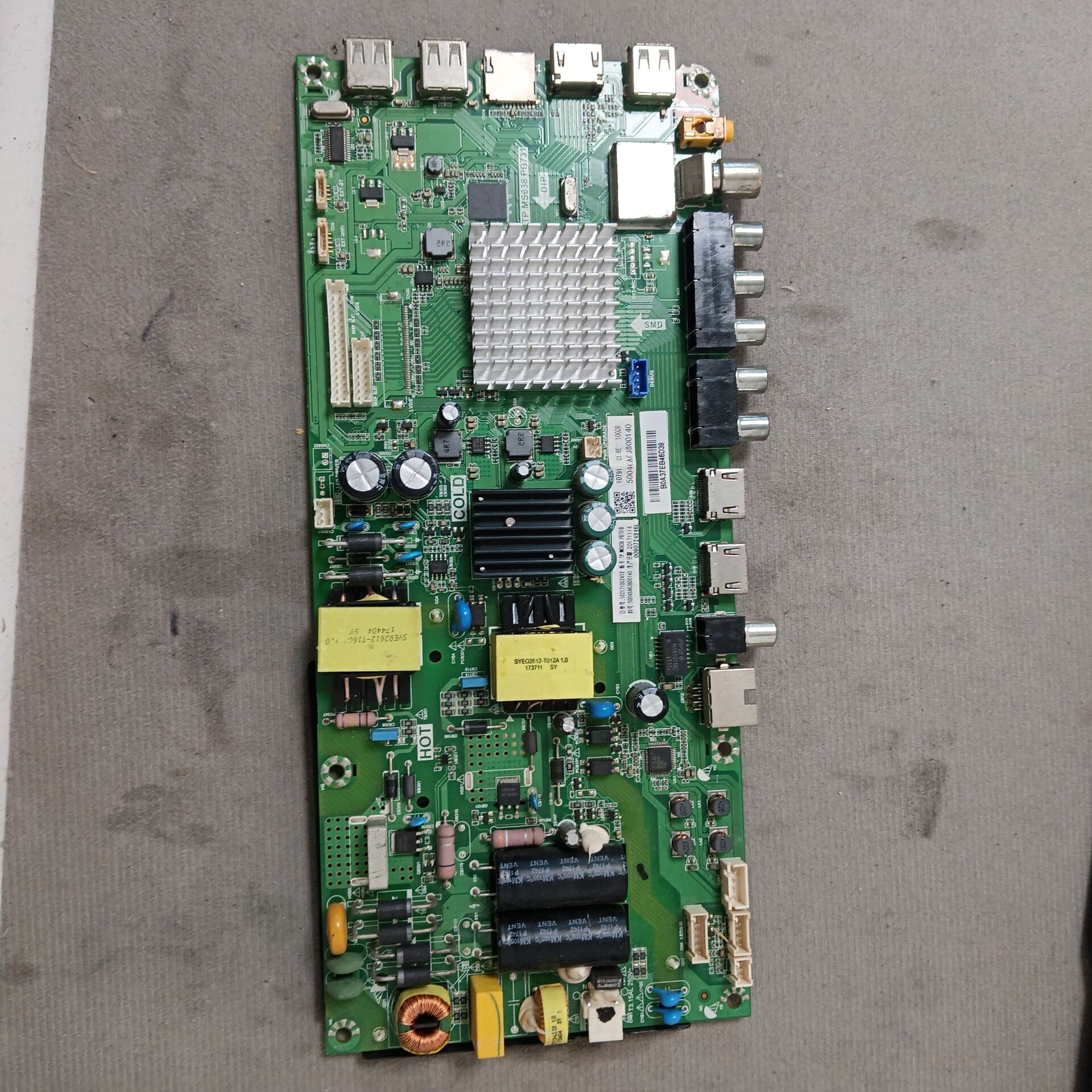 海尔48A6M电视配件主板TP.MS638.PB731屏LSC480HN08-8