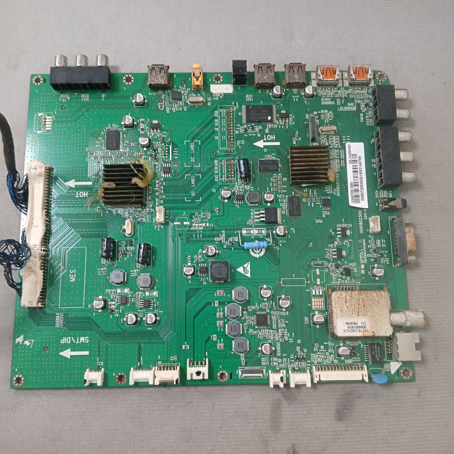 海尔 LE48A700K 主板0091802300 V0.3 屏LTA480HW01