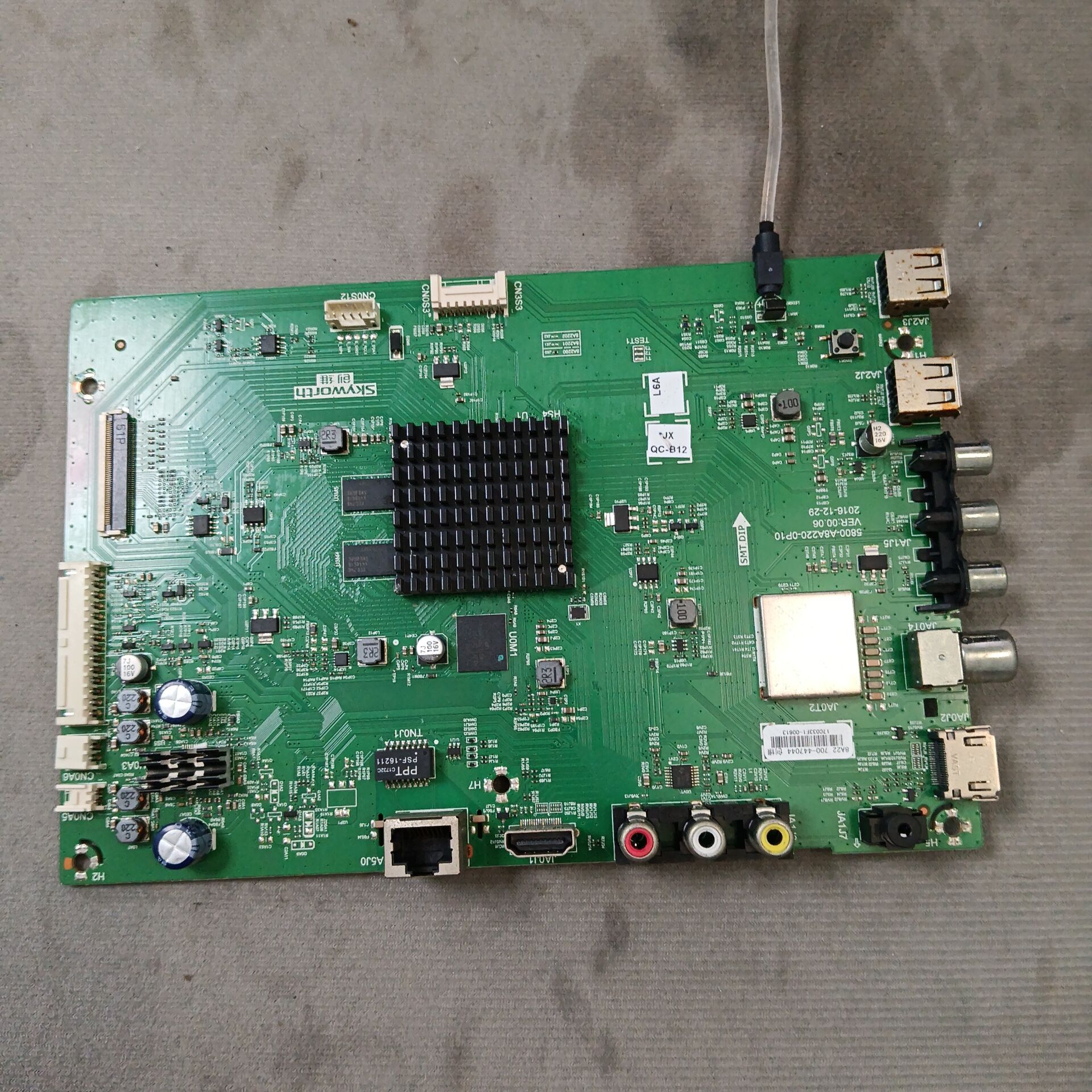 创维65G6A主板5844-A8A220-0P10屏RDL650WYLD0-501