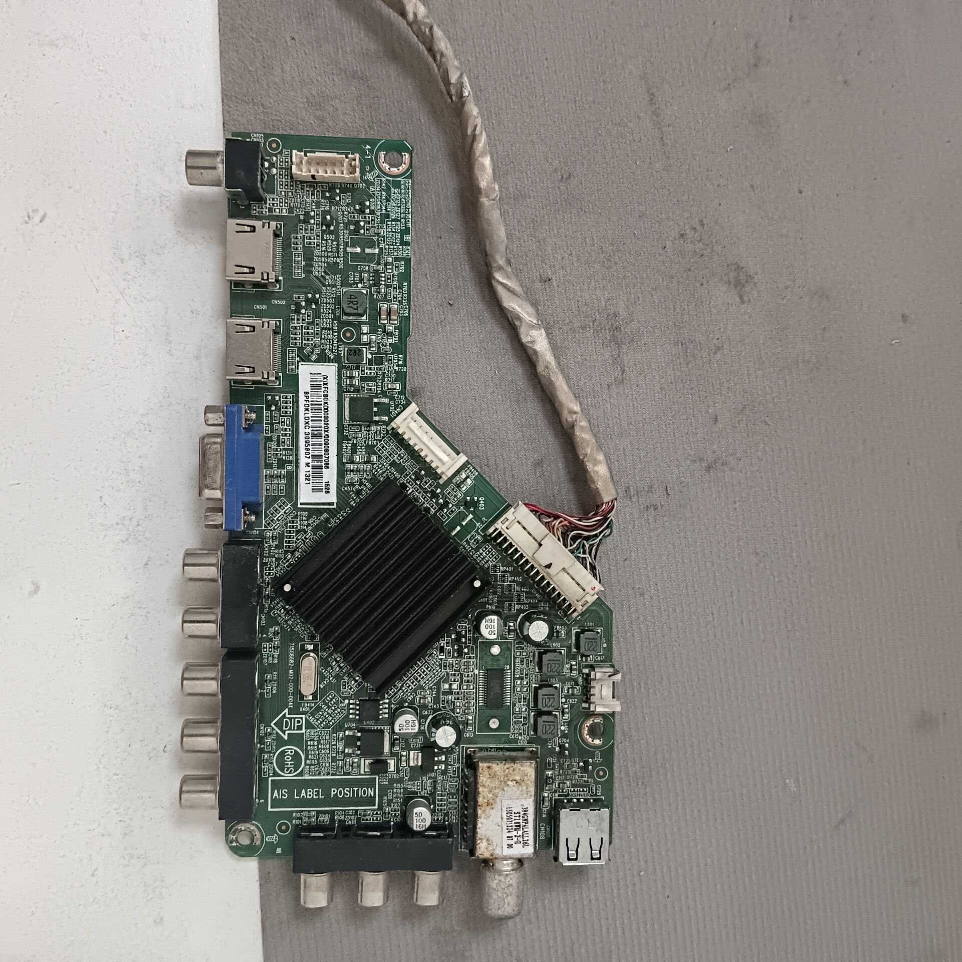 海尔43CH6000主715G6682-M02-000-004K屏TPT430H3-DUYSHA.G