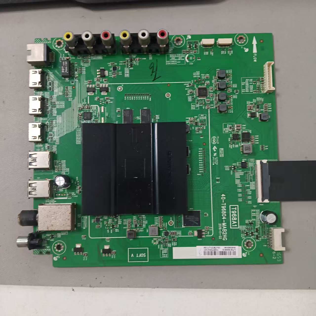 TCL L49P2-UD主板 40-T96804-MAB2HG T968A1 屏LVU490SSOT