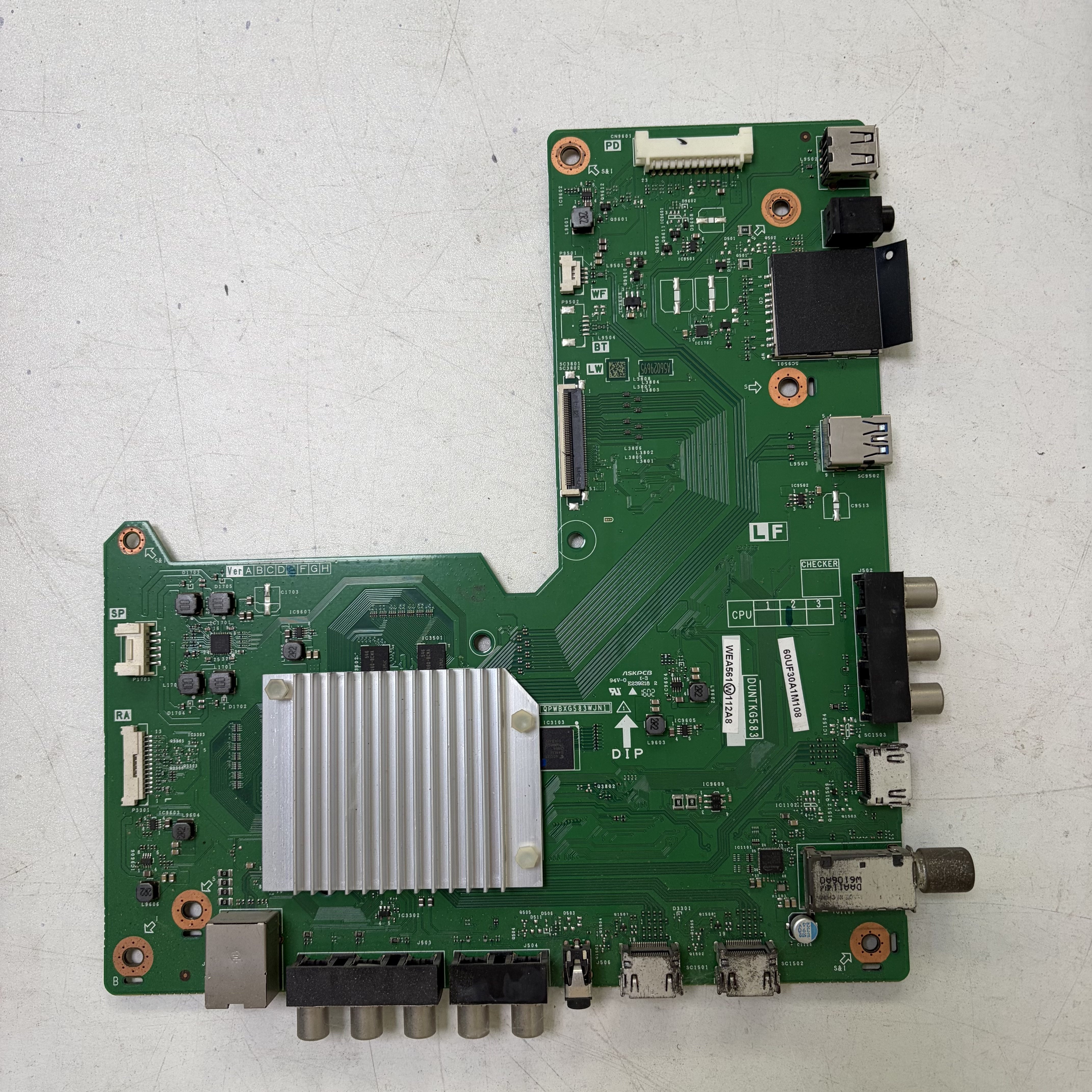 原装夏普LCD-60UF30A 驱动主板 QPWBXG583WJN1 配屏MA753-0 实物