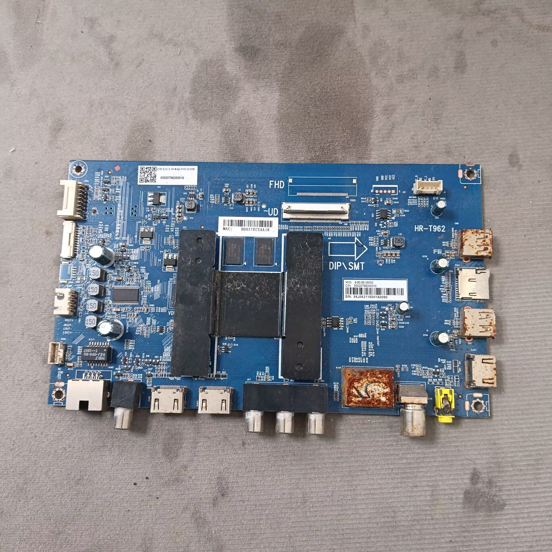 原装海尔 LQ55AL88S81A2主板0091802191 V1.7配屏LSC550FN10-6