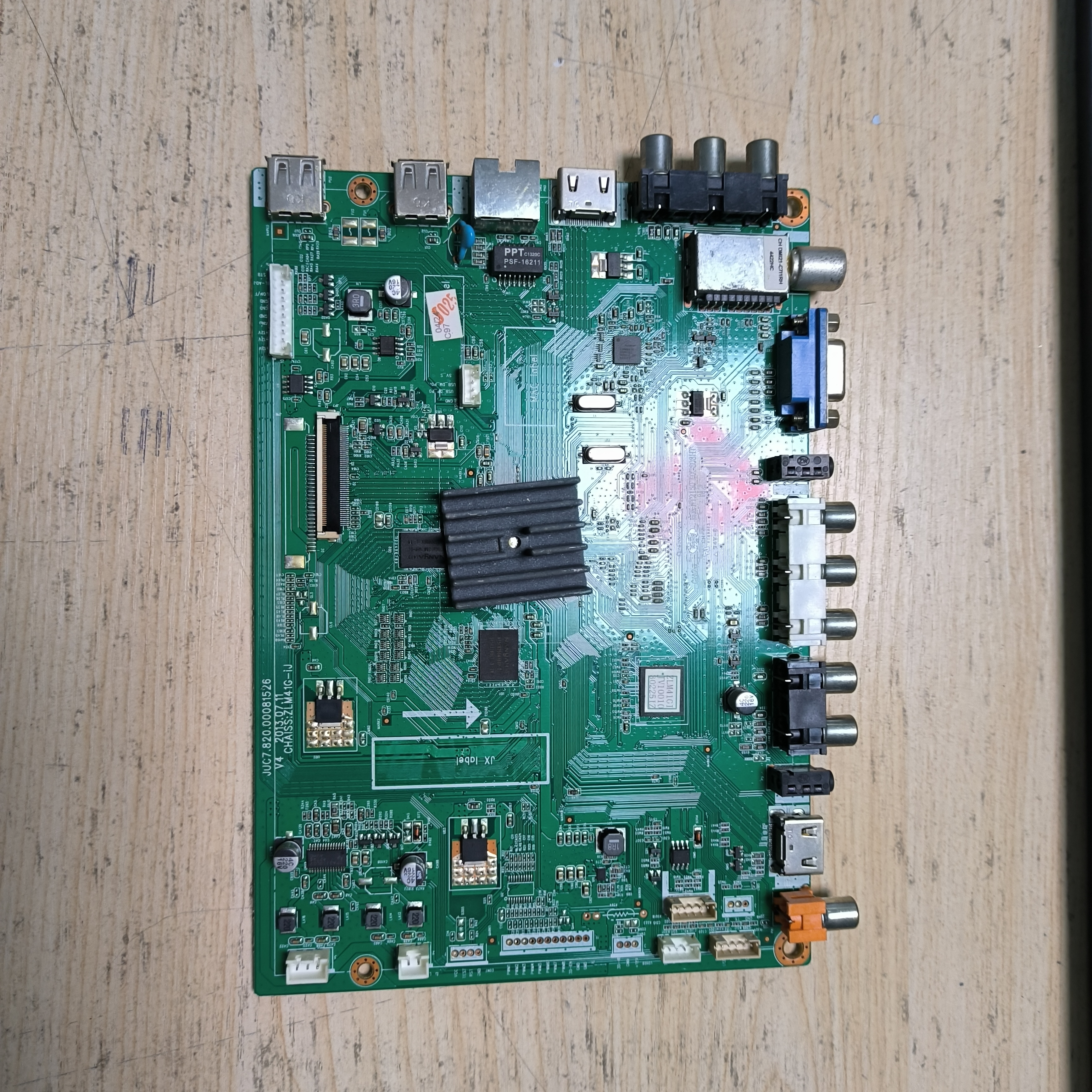 长虹LED55C2000i主板JUC7.820.00081526屏C550F13-E1-L