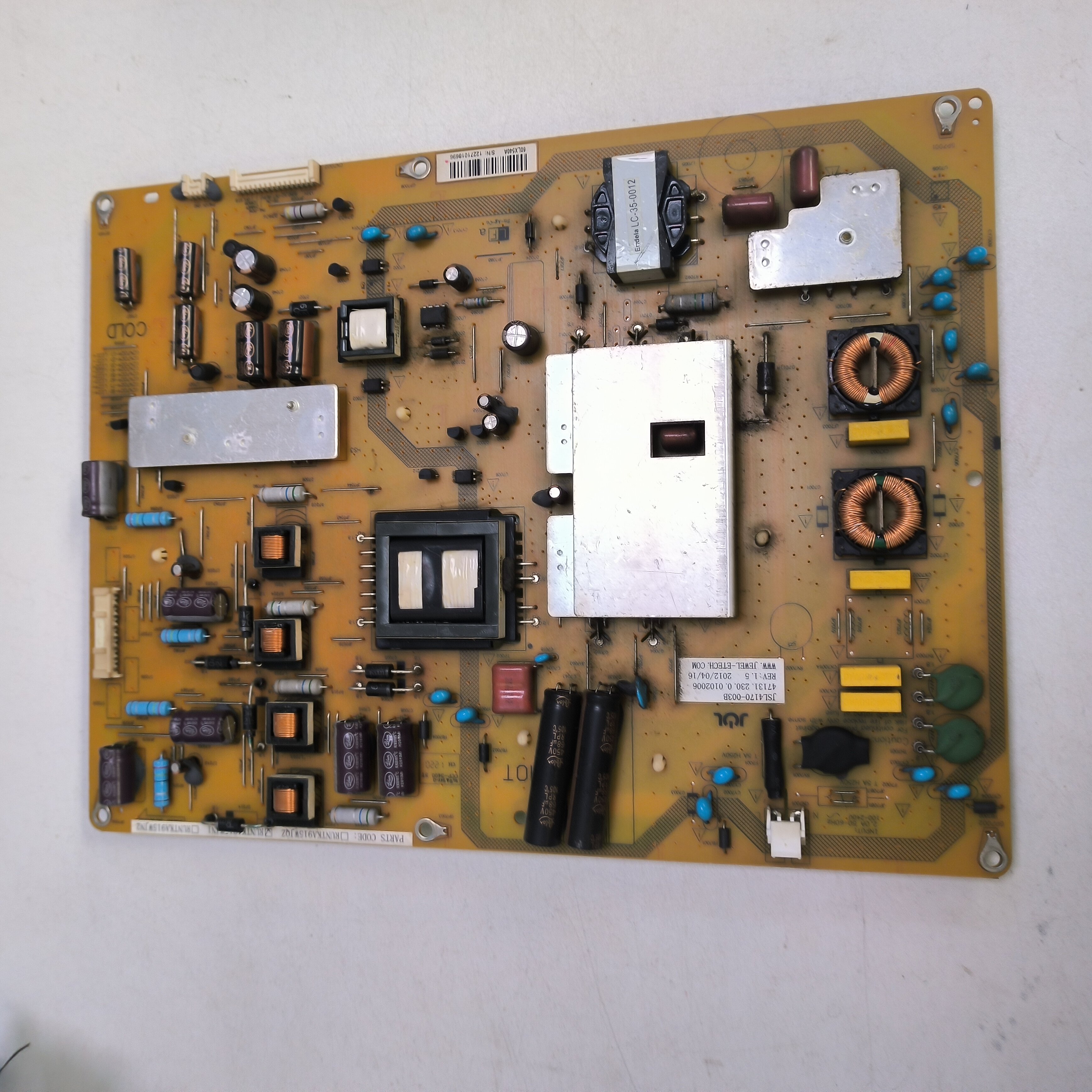 原装夏普LCD-60LX540A电源板JSL4170-003B RUNTKA915WJQZ