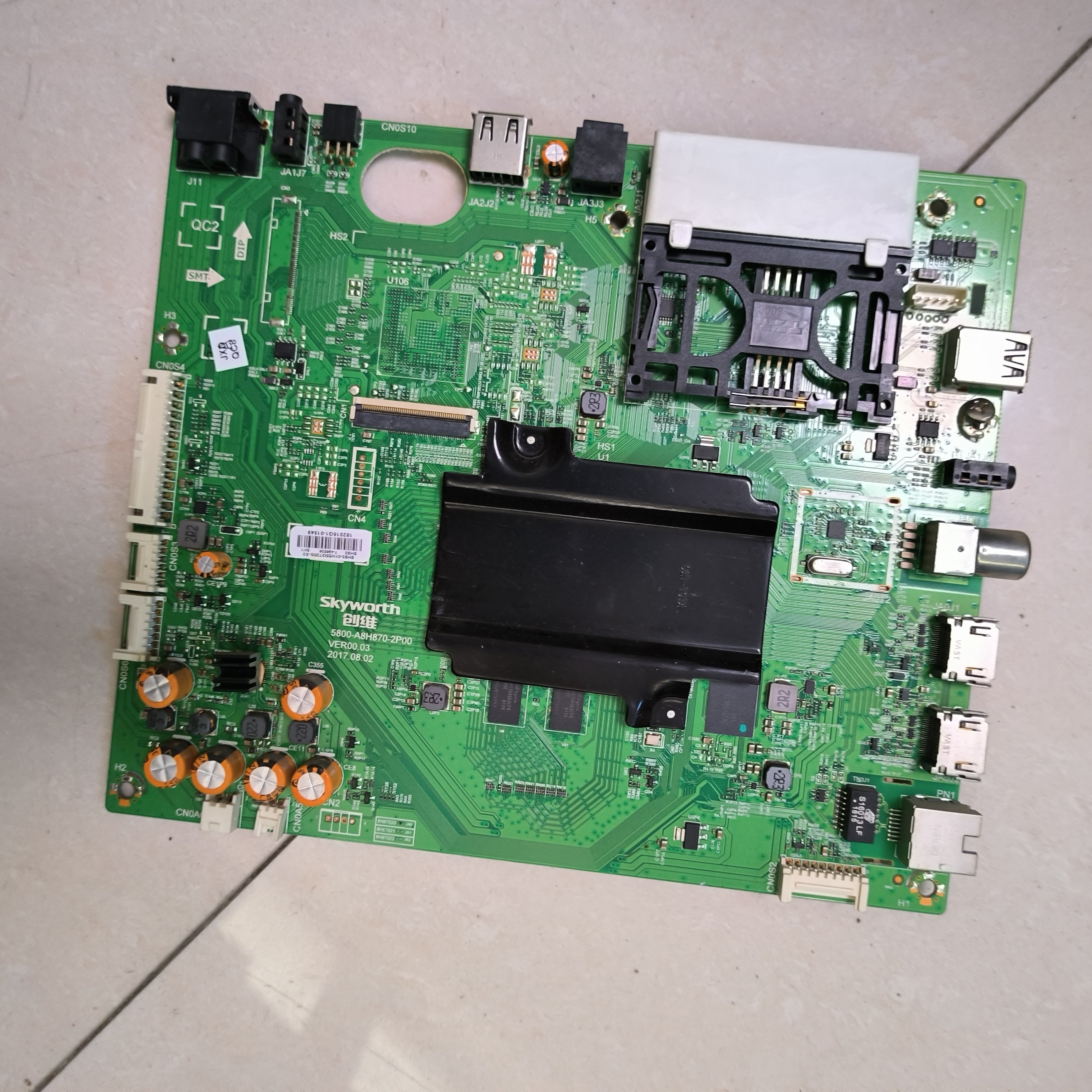 创维55G720S主板5800-A8H870-2P00屏REL550WY LD0-60B实拍图