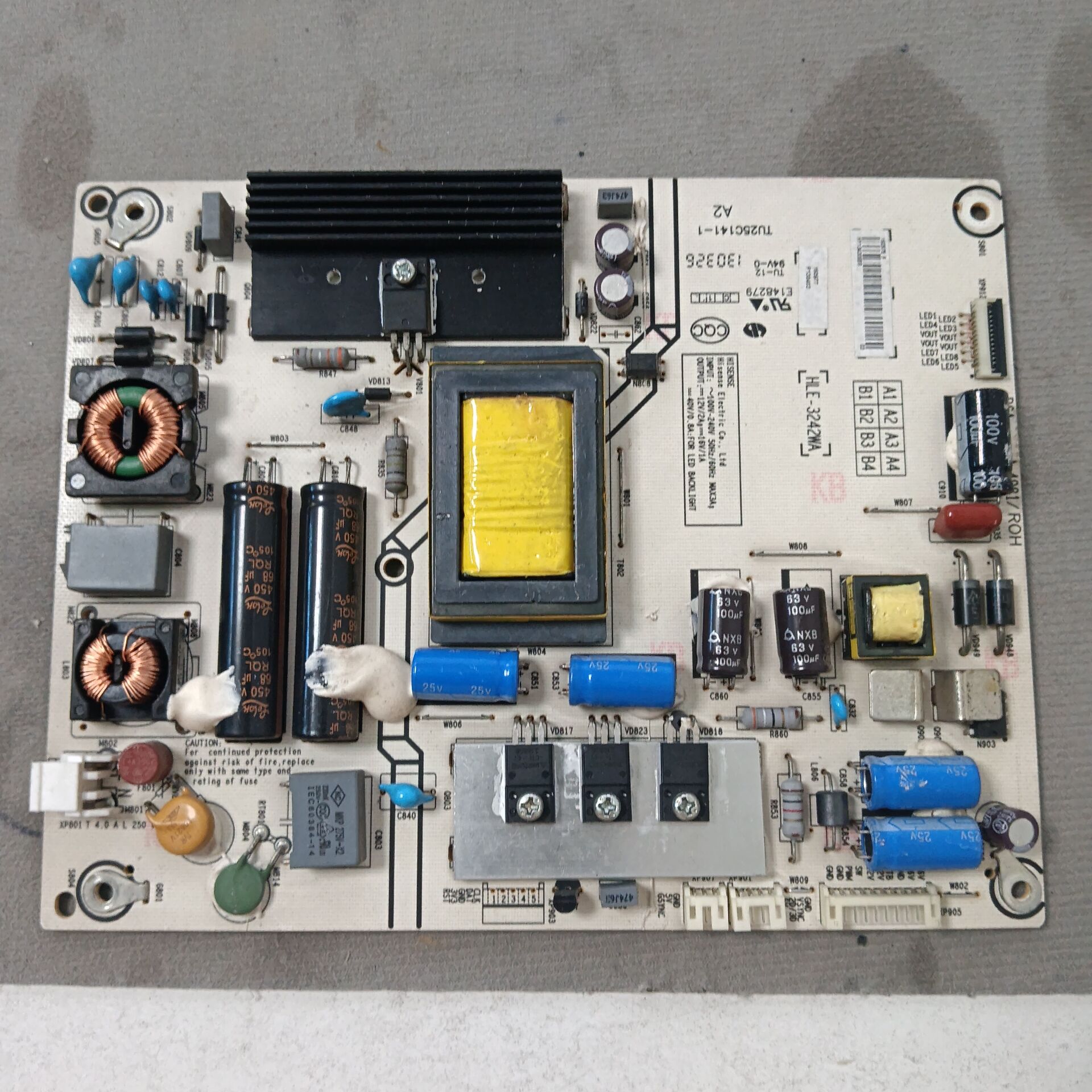 海信LED42EC330J3D LED42K280J3D电源板RSAG7.820.4981