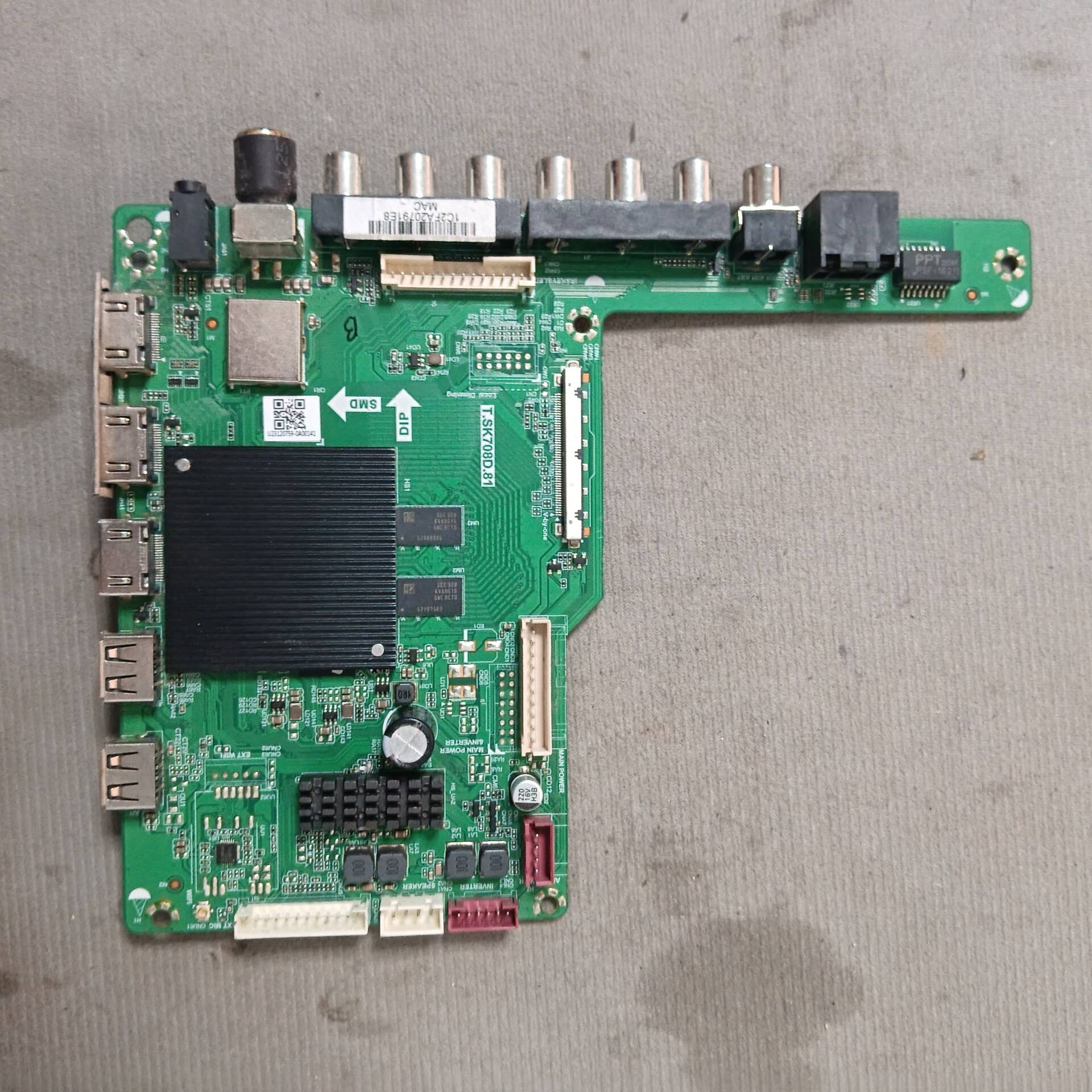 原装 EHT98H16UA主板T.SK708D.81屏条ST9751D01-3