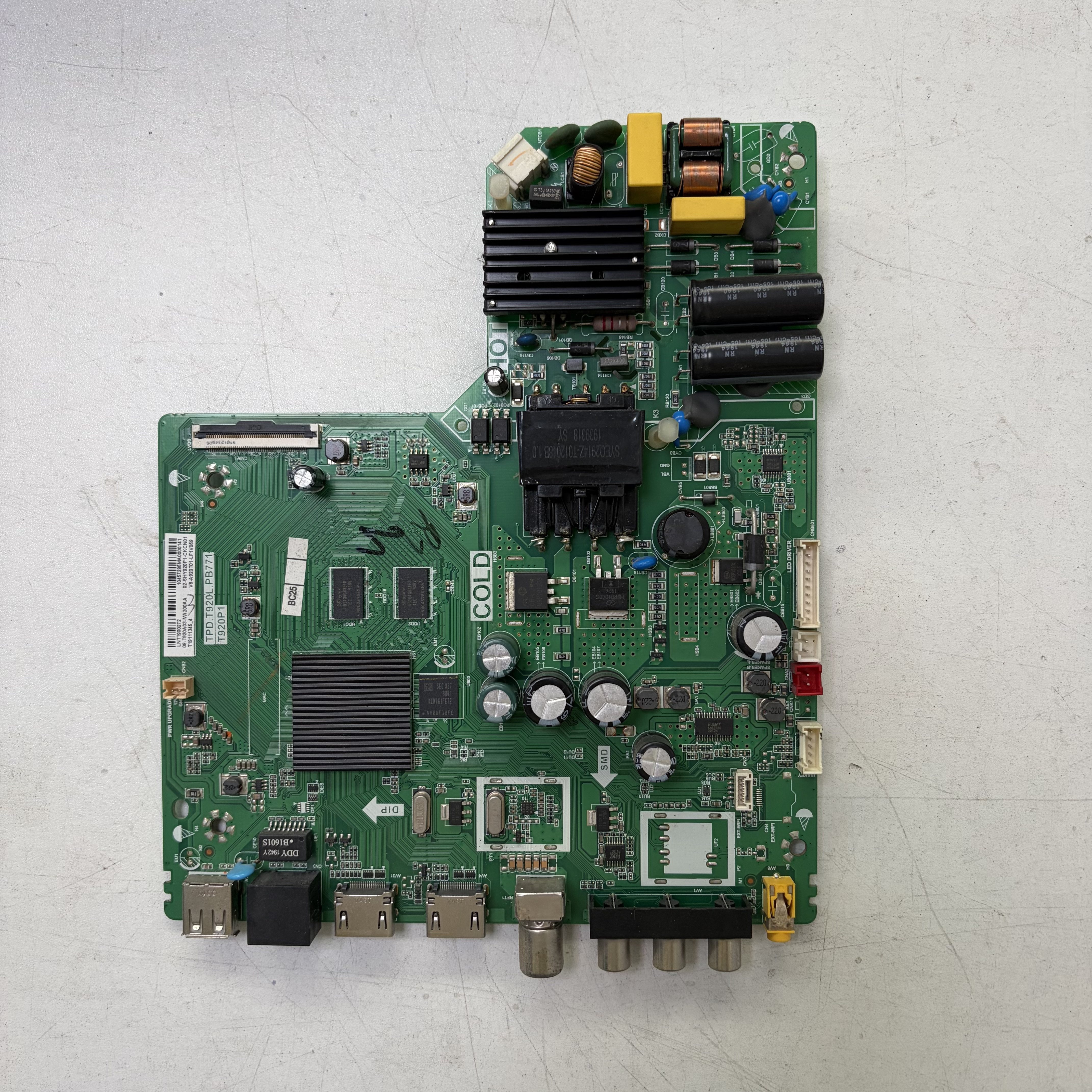 原装 TCL 43F6F主板TPD.T920L.PB771 T920P1选屏LVF430NDEL