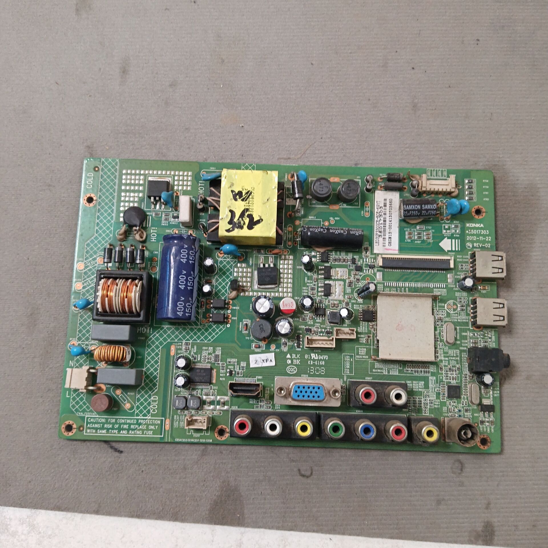 原装康佳LED32F3300CE 主板35017303 屏72000069YT 69YT